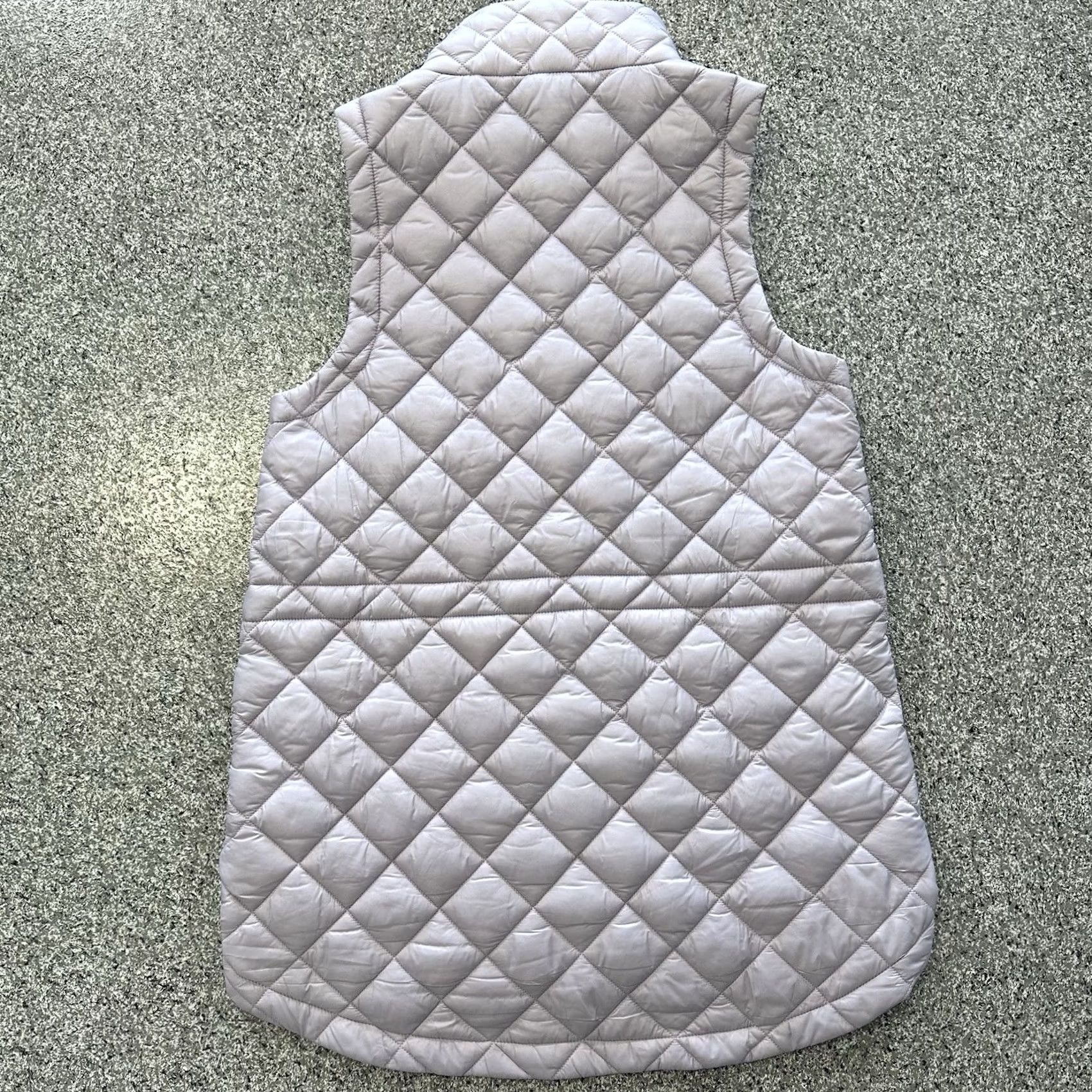 Athleta Athleta Vest Womens S Tall Whisper Featherless Gilet Quilted Puffer Lavender Vest Tall Purple Lightweight Wind-Resistant Zip Brn - Mens Women Girls Size S / US 4 / IT 40 - 5 Thumbnail