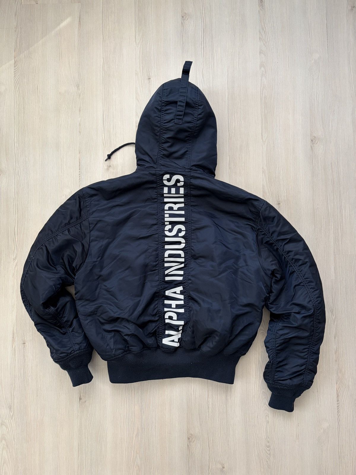 Alpha Industries Alpha Industries 45/P Hooded Fur Bomber Jacket Size US M / EU 48-50 / 2 - 11 Thumbnail