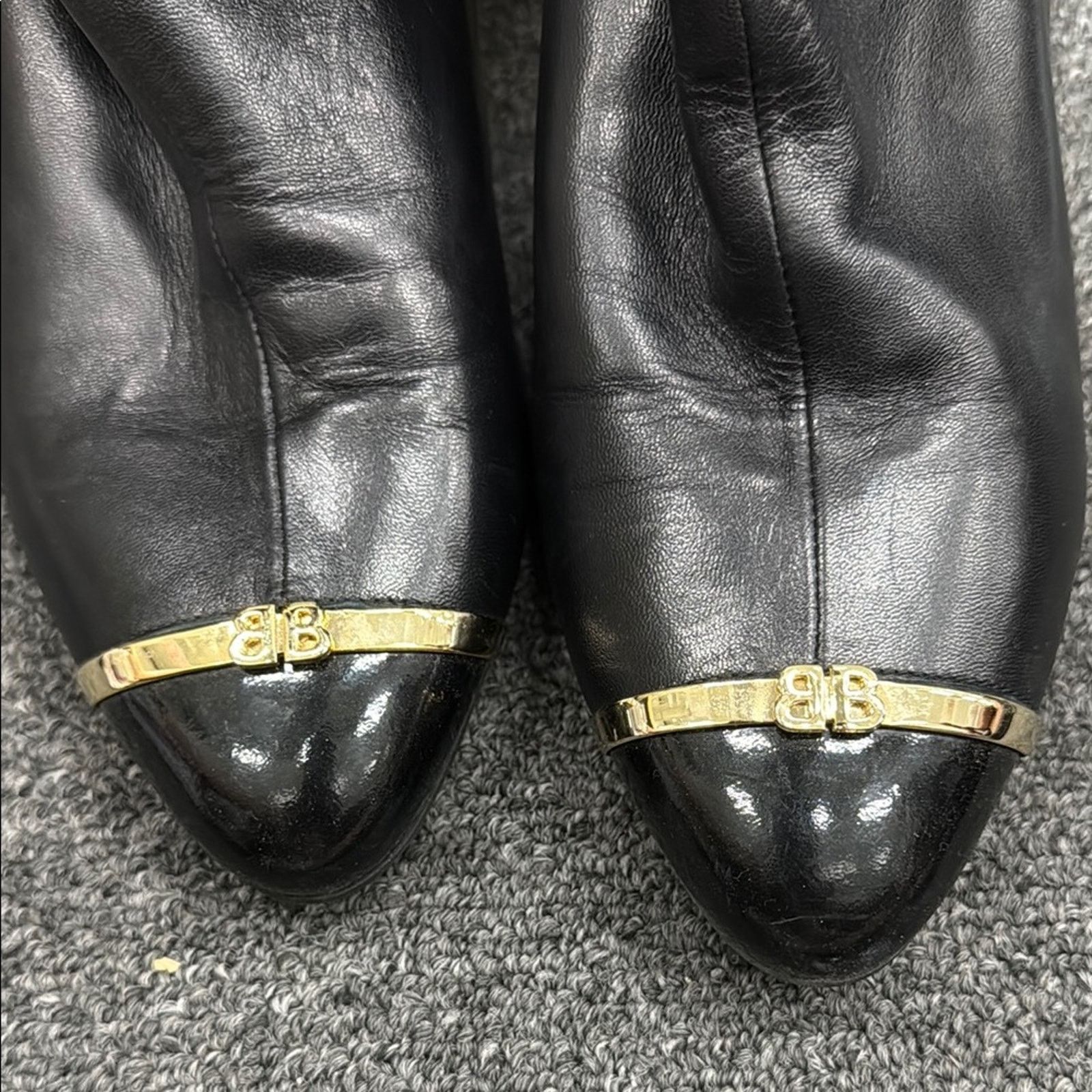 Baldinini Women Baldinini Elegant Black Leather Ankle Boots US 10 EU40 Size US 10 / IT 40 - 2 Thumbnail
