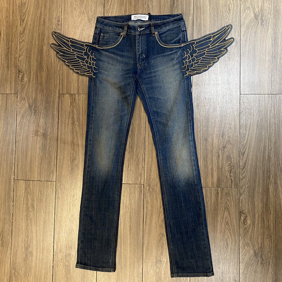 Adidas Jeremy Scott ss12 Wing denim pants