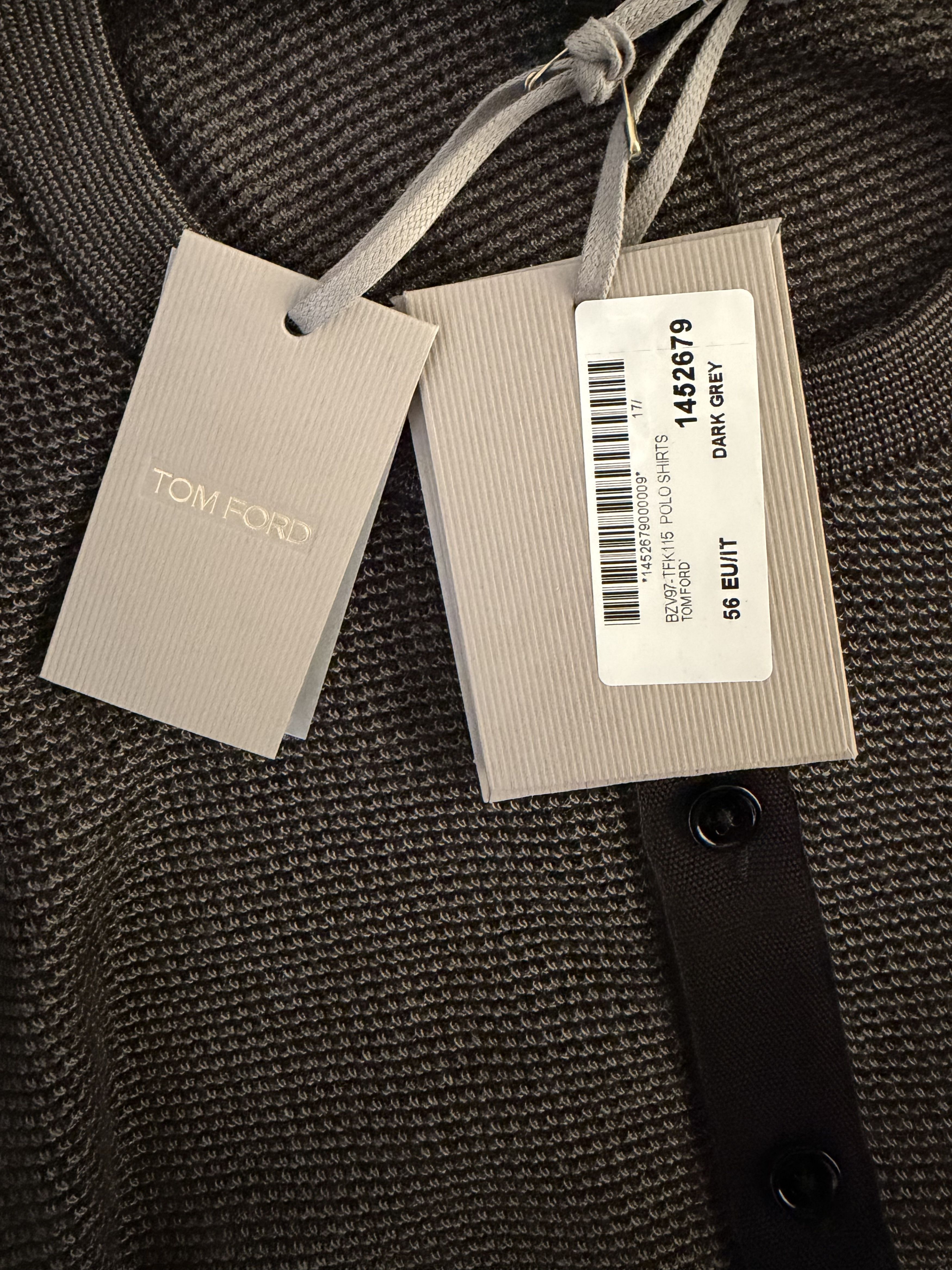 Tom Ford Tom Ford Silk Henley Size US XL / EU 56 / 4 - 4 Thumbnail