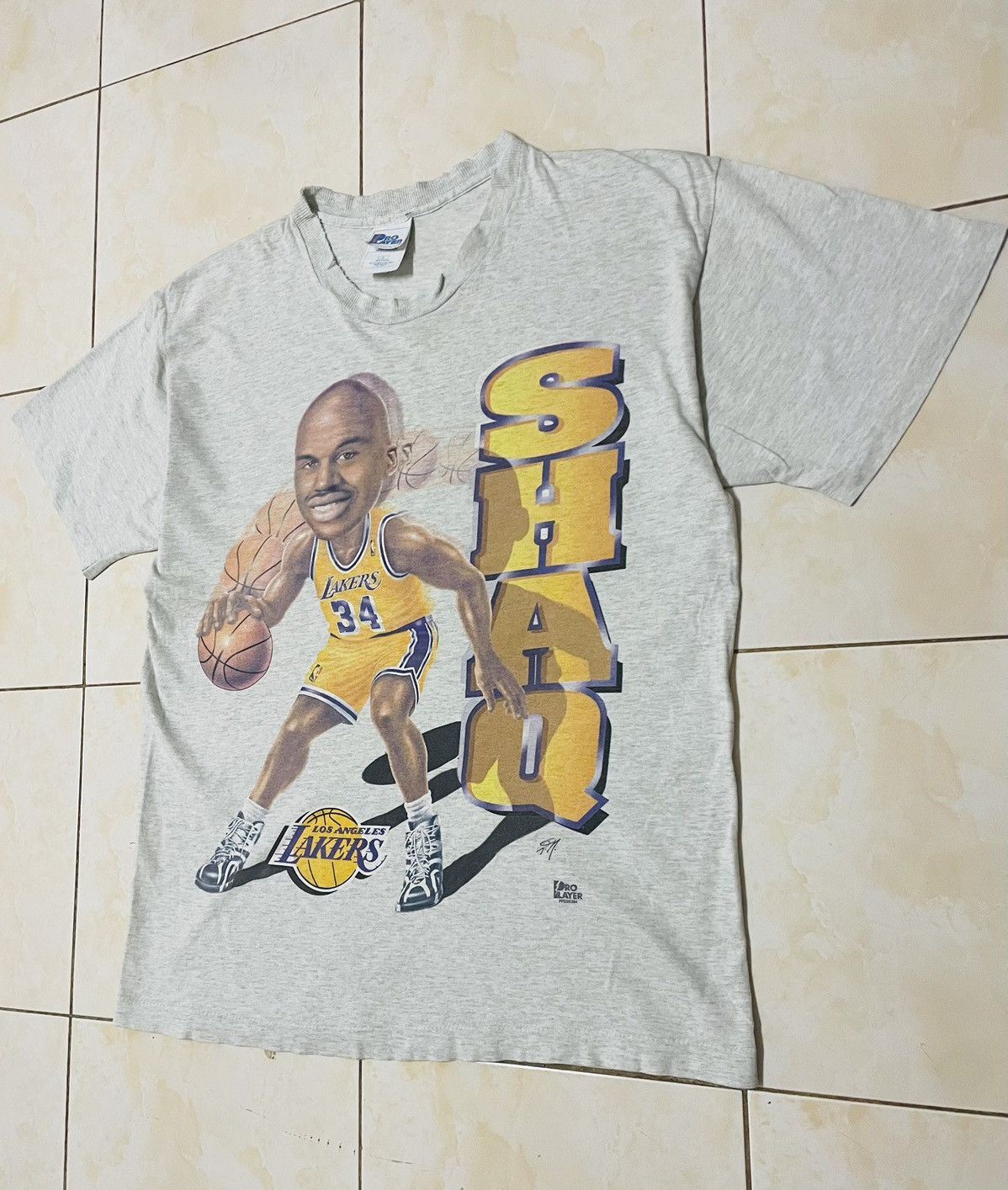Pro Player VINTAGE PRO PLAYER SHAQUILLE ONEAL LA LAKERS 90s SHIRTS Size US L / EU 52-54 / 3 - 3 Thumbnail