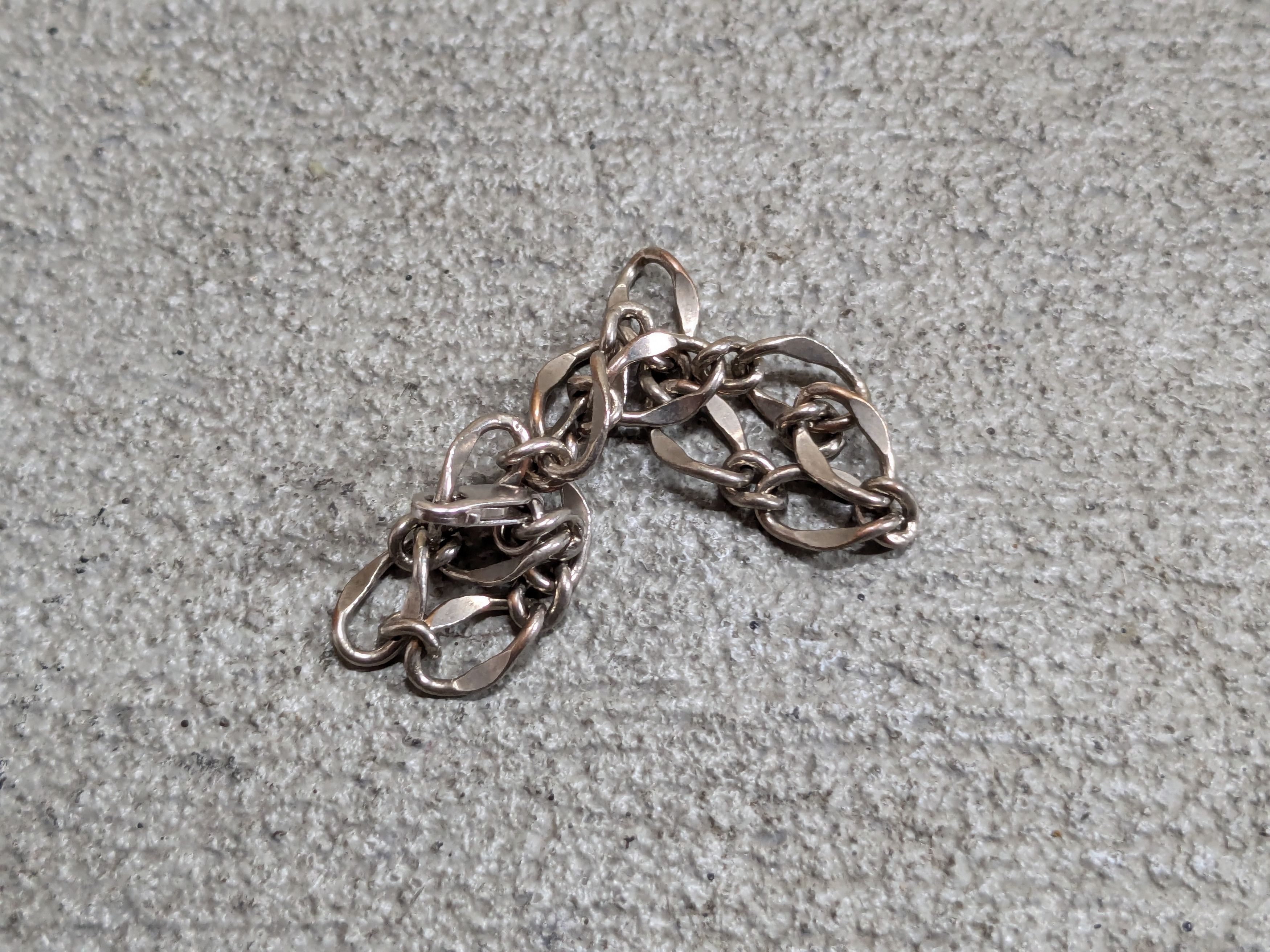 Jewelry × Vintage Vintage Bracelet Oval 6.5" Chain Link Avant Garde Size ONE SIZE - 4 Thumbnail