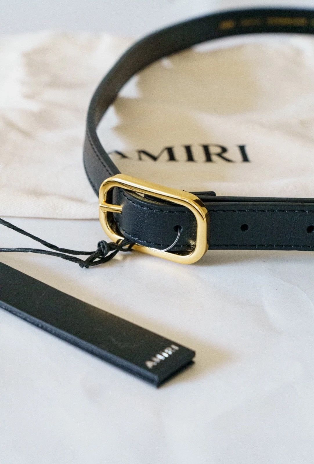 Amiri Amiri MA black chain belt size 95 Size 38 - 3 Thumbnail