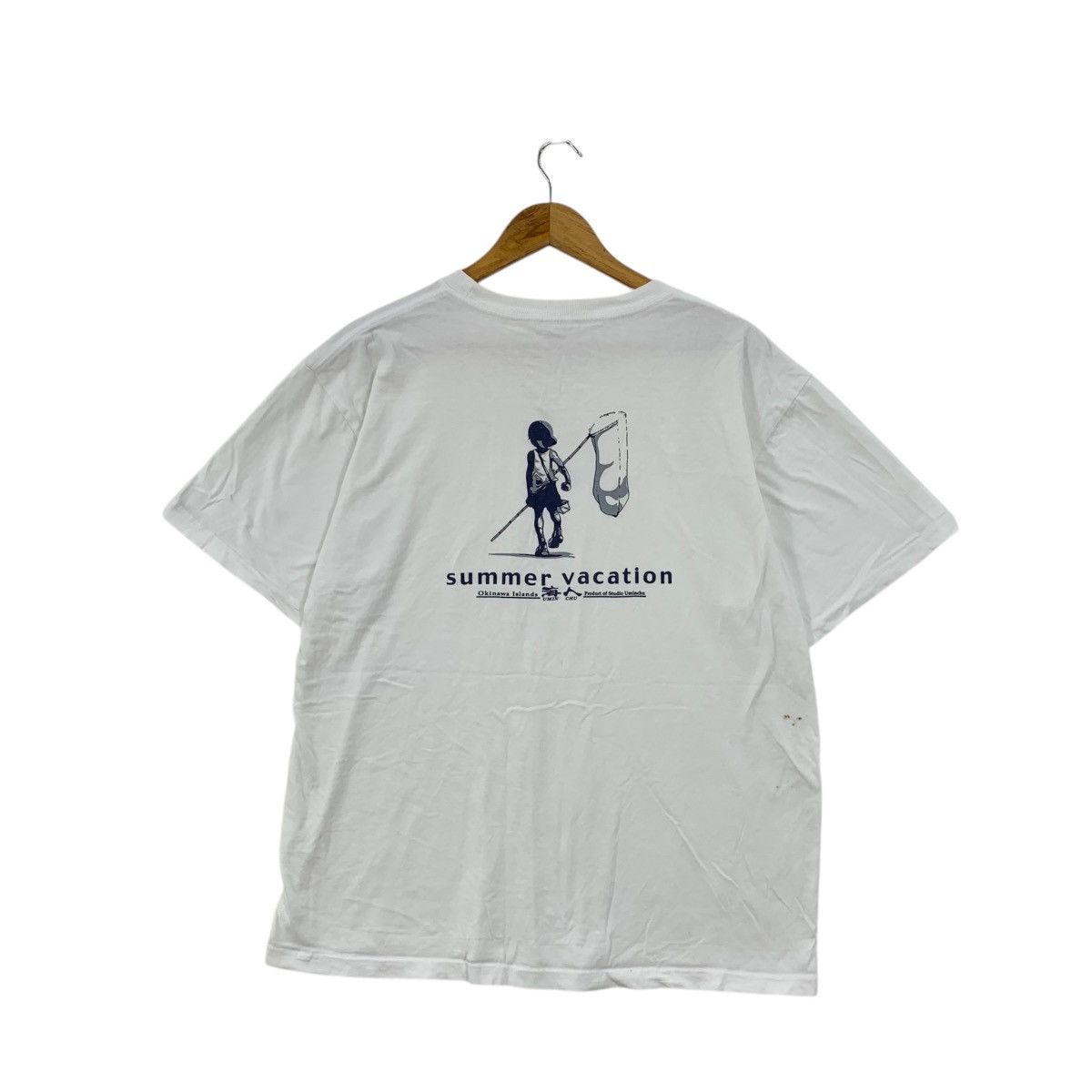 Vintage STUDIO UMINCHU OKINAWA Summer Vacation Baggy Tee Shirt Top Size XL / US 12-14 / IT 48-50 - 6 Thumbnail