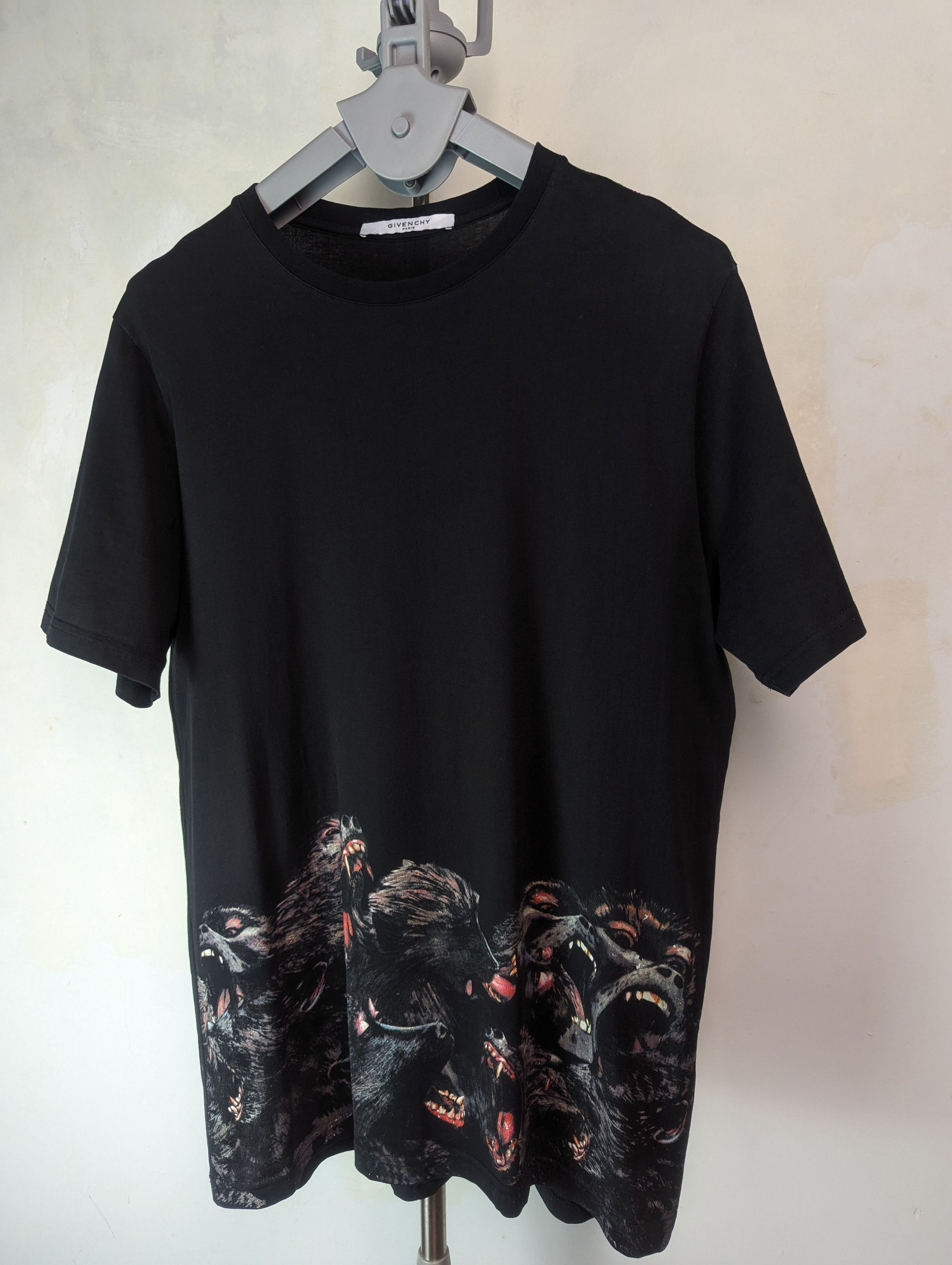 Givenchy Givenchy Monkey Print Black T-shirt M Columbian Fit Size US M / EU 48-50 / 2 - 3 Thumbnail