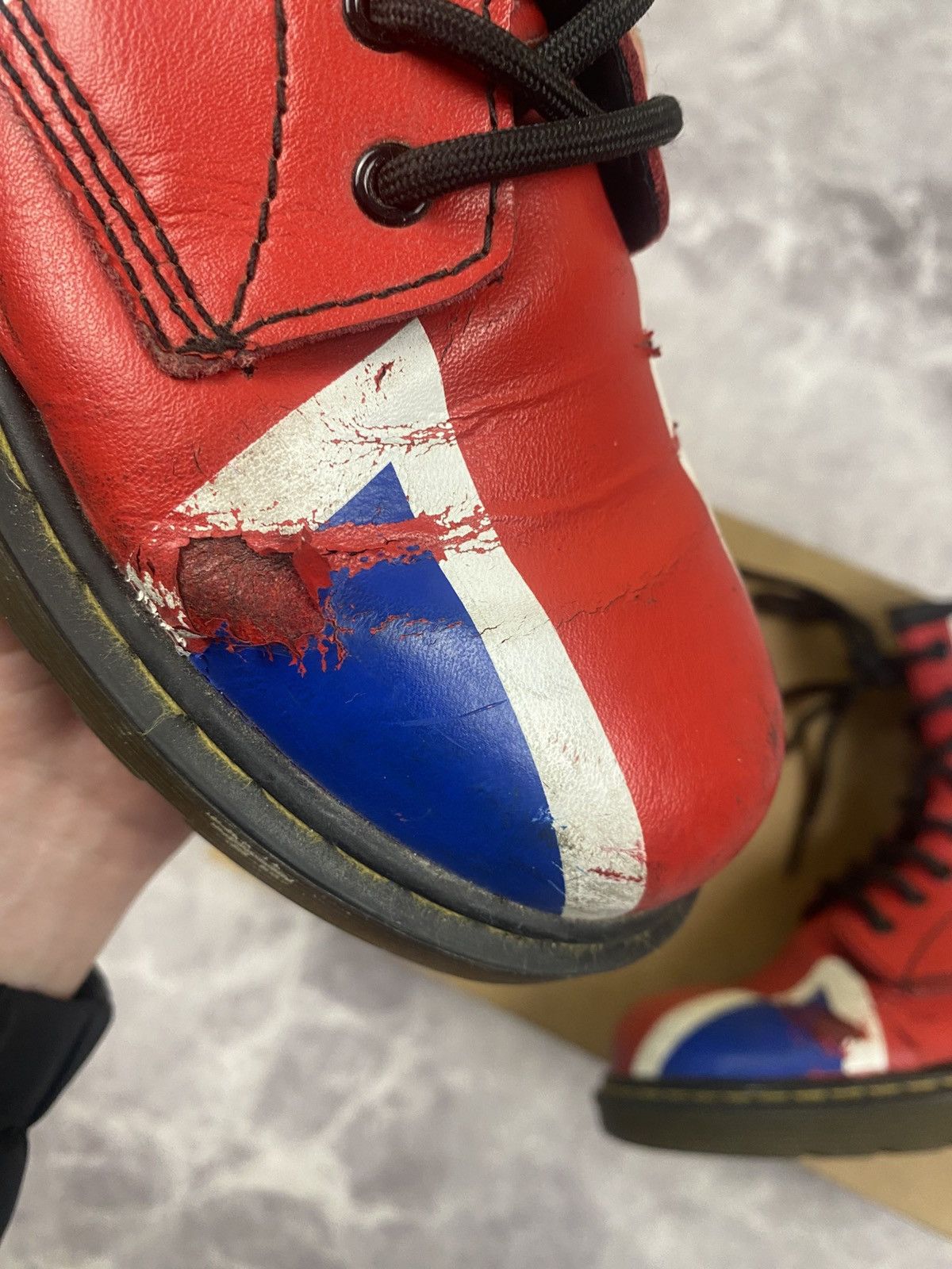 Dr. Martens Dr.Martens British Flag Rare Boots Y2K Size US 6 / IT 36 - 6 Thumbnail