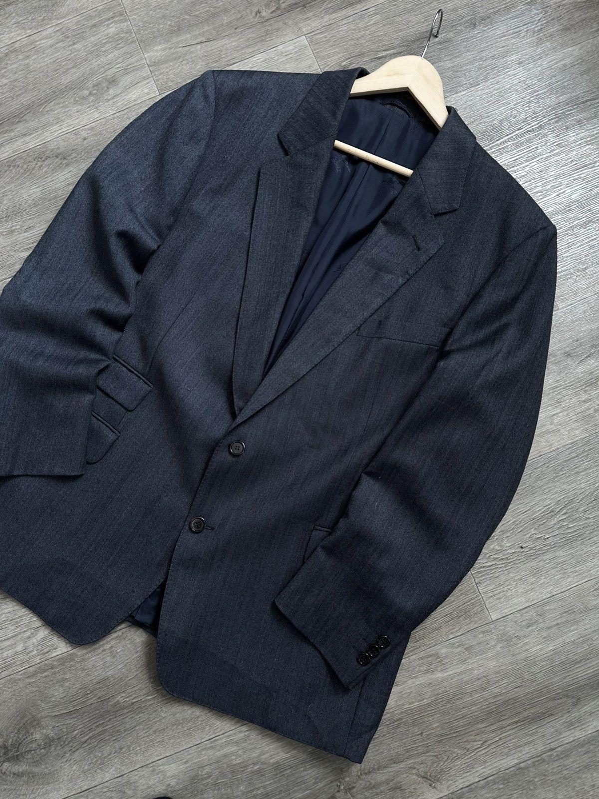 Burberry × Vintage 🫧Burberry’s Wool Blazer Vintage Size US XL / EU 56 / 4 - 3 Thumbnail