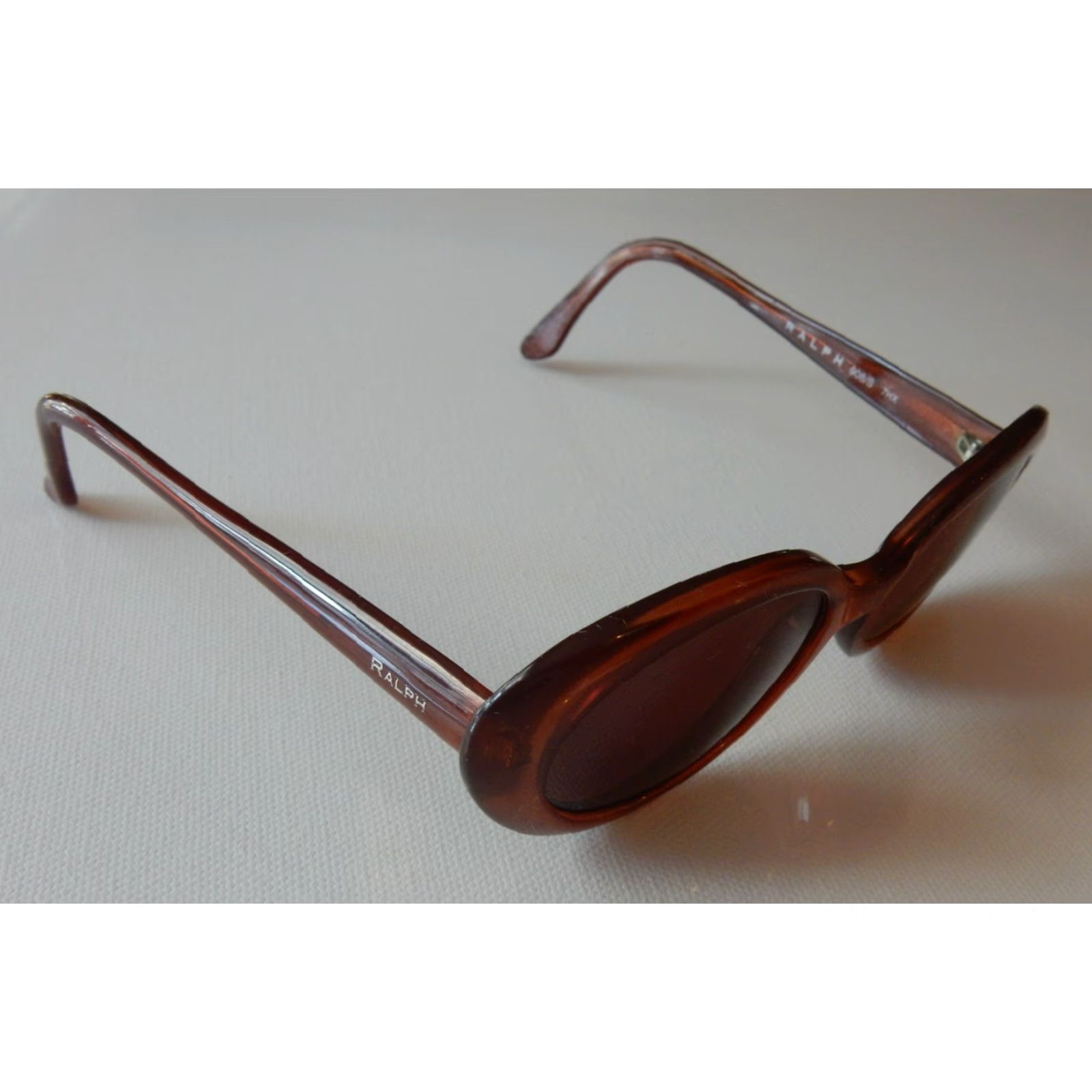 Ralph Lauren VINTAGE Ralph Lauren Sunglasses FRAMES ONLY Women Brown 52[]19 140 908/S 7HX Mens Womens Size ONE SIZE - 2 Thumbnail