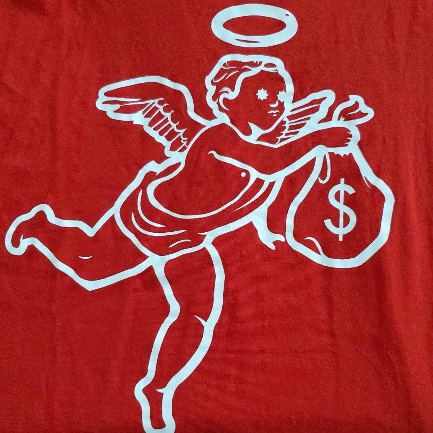 Vintage Muerte Hustle Daily Get Money Angel T Shirt Mens Medium Red M Cash Money Size US M / EU 48-50 / 2 - 6 Thumbnail