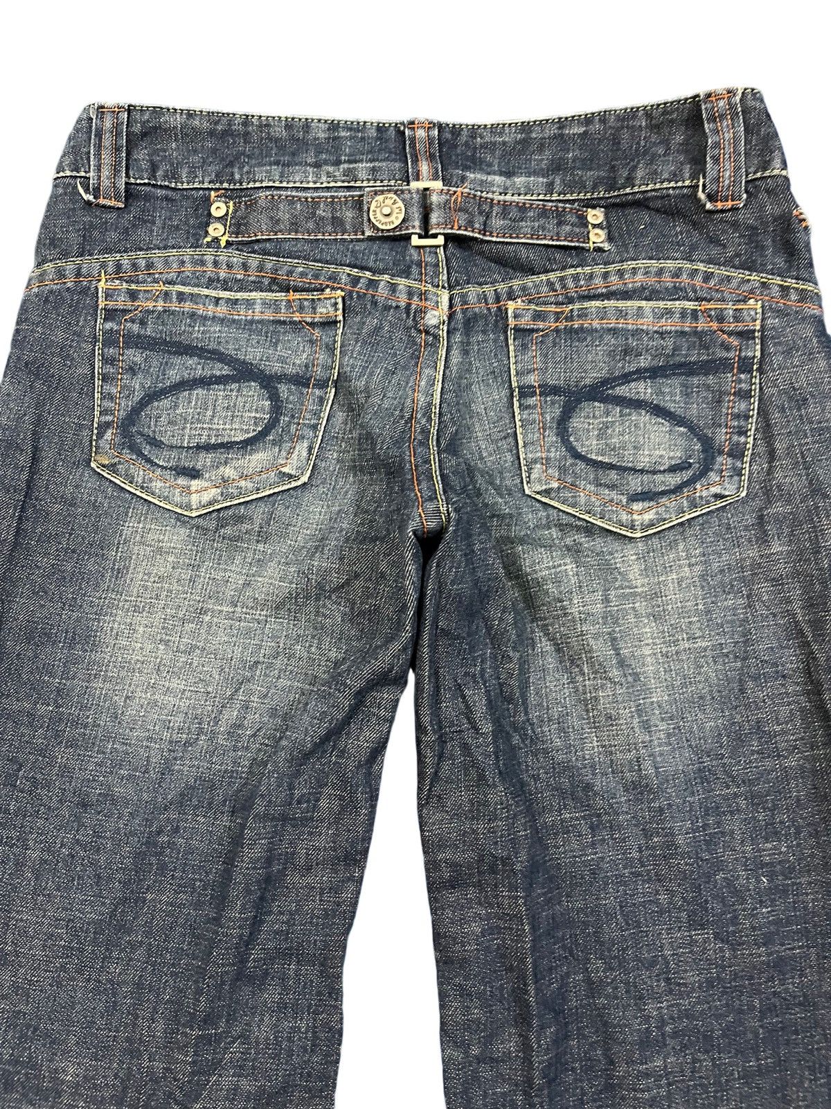 Ed Hardy Vintage Red Pepper Bell Bottom Flare Denim Size US 32 / EU 48 - 7 Thumbnail