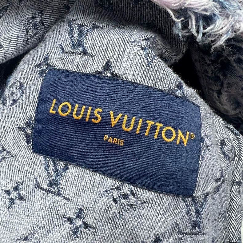 Louis Vuitton Louis Vuitton Vintage Logo Denim Jacket-2506 Size US L / EU 52-54 / 3 - 3 Thumbnail