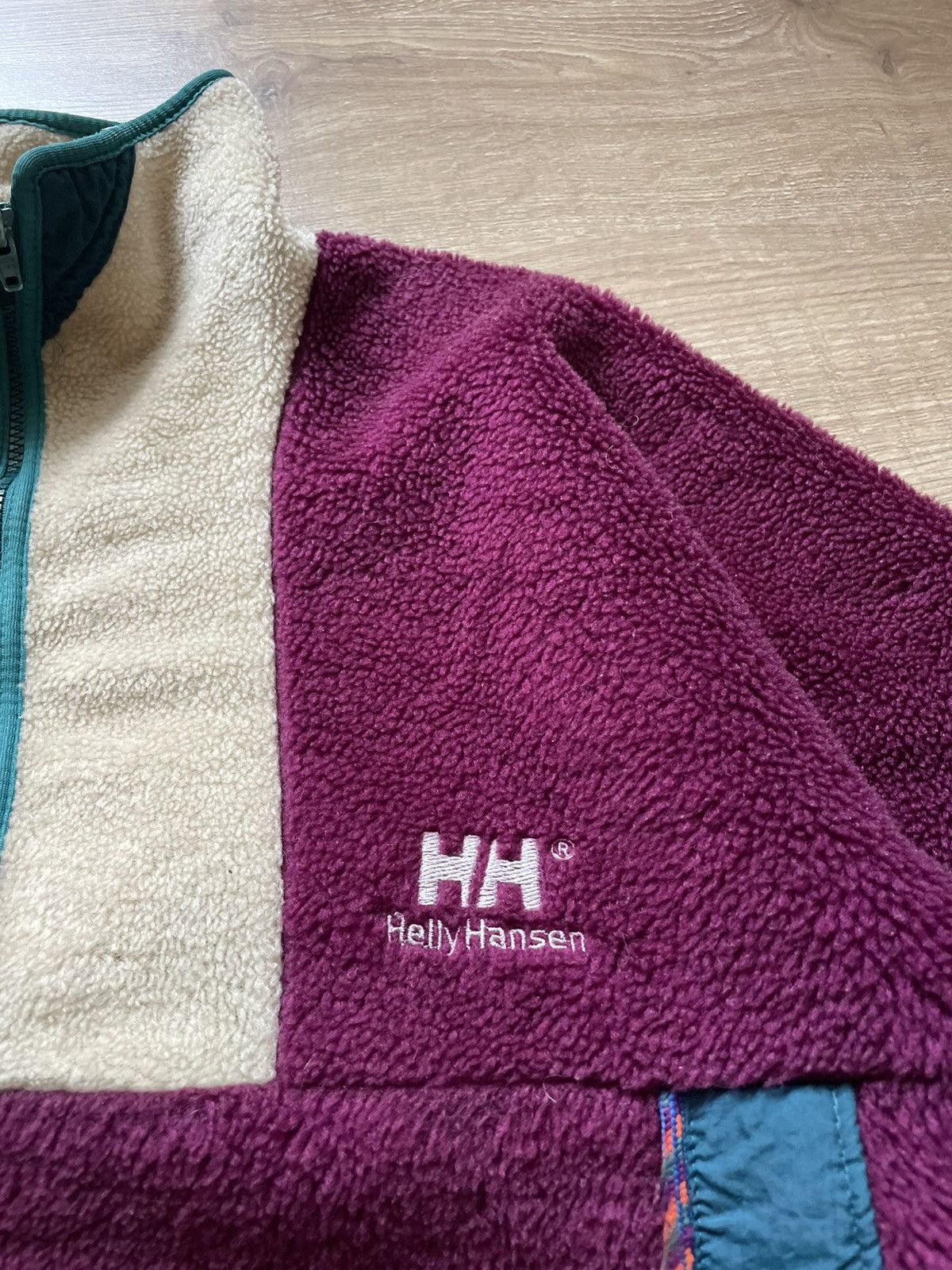 Helly Hansen Vintage 90's Helly Hansen Fleece Sherpa Zip Jacket Size US L / EU 52-54 / 3 - 6 Thumbnail