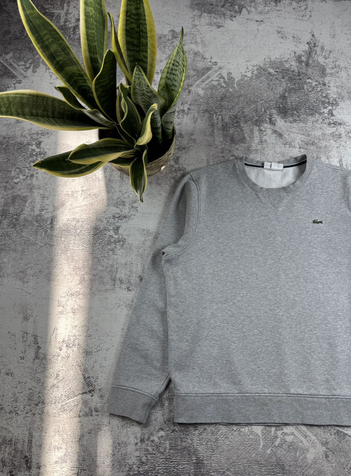 Lacoste Lacoste Sport Men’s Cotton XL FR 6 Crew Neck Gray Basic Sweatshirt Pullover Size US XL / EU 56 / 4 - 2 Thumbnail