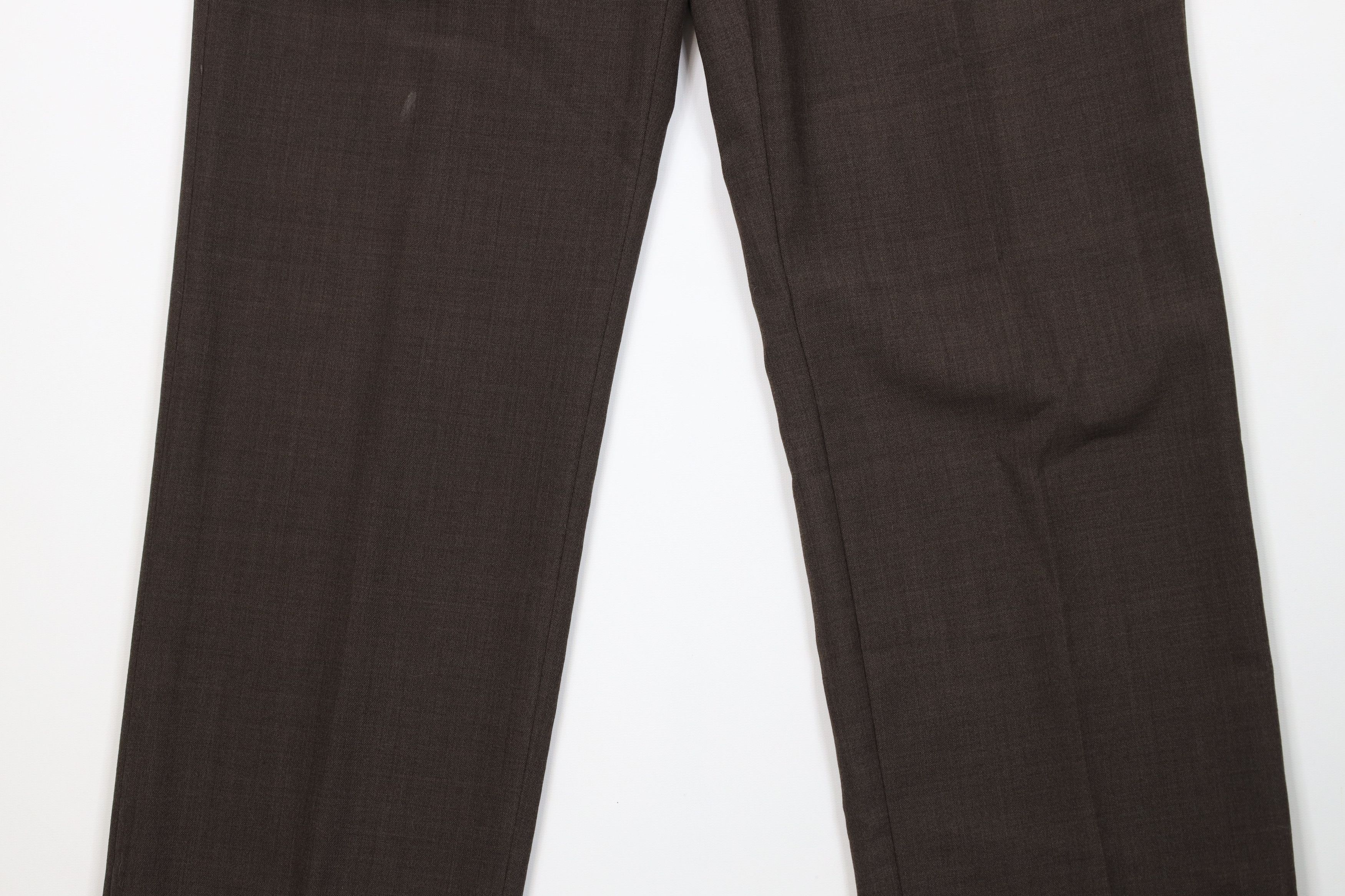 Vintage Vintage 70s Streetwear Knit Wide Leg Chino Pants Brown USA Size US 34 / EU 50 - 3 Thumbnail