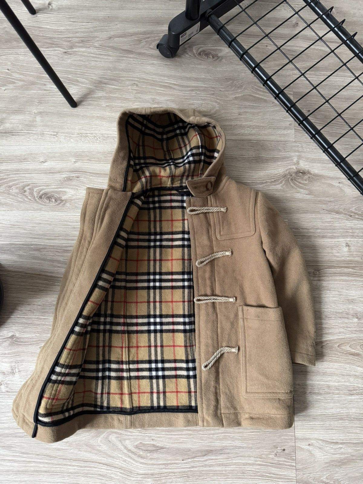 Burberry Burberry Children Nova Check Wool Coat Jacket Size 6 years Size US XXS / EU 40 - 4 Thumbnail