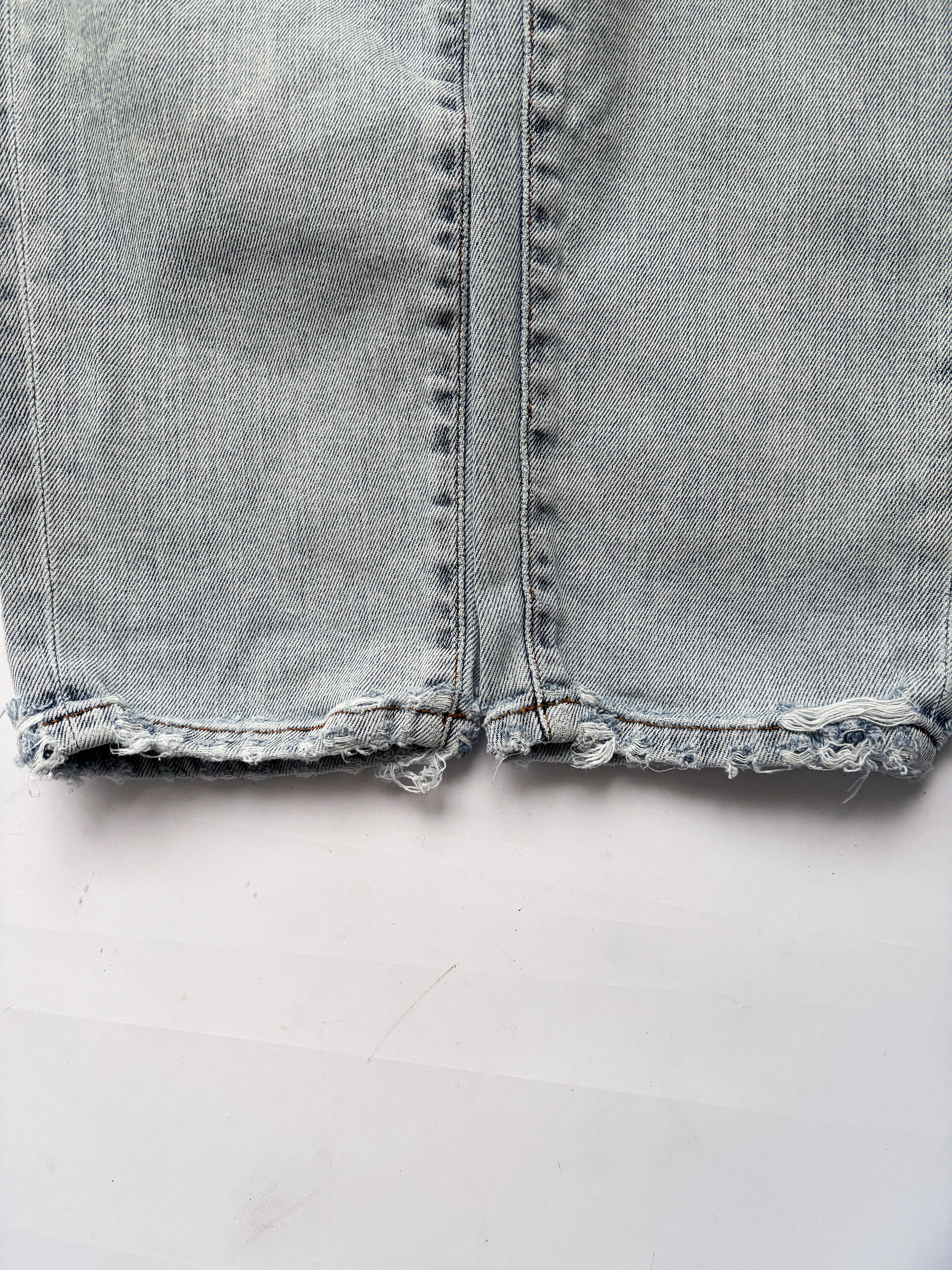 Dior ⚡️QUICK SALE⚡️Dior by Kim Jones Distressed Blue Jeans Size US 32 / EU 48 - 12 Thumbnail
