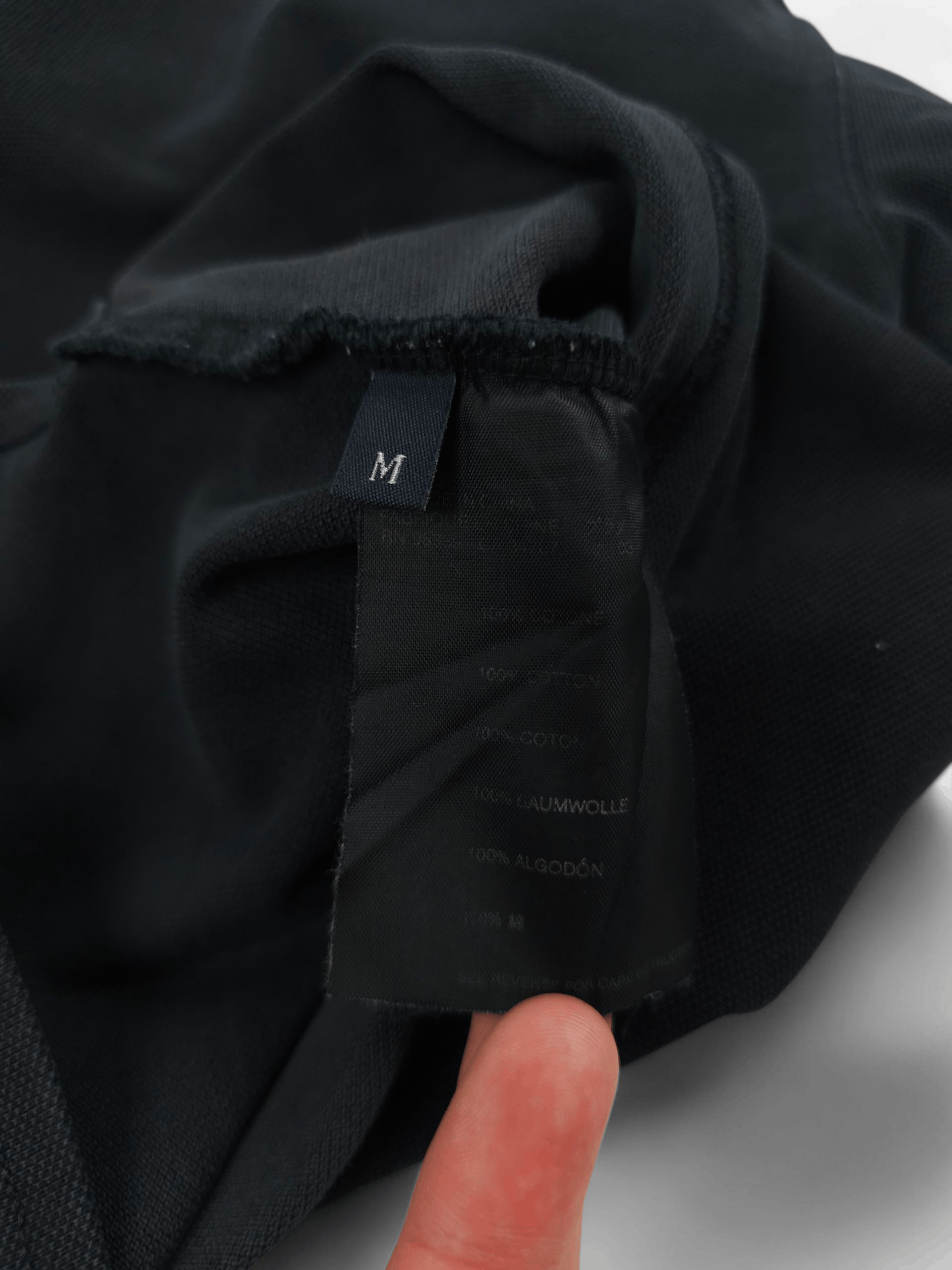 Prada 💎 Vintage Prada Classic Logo Black Polo Shirt Size XS Size M / US 6-8 / IT 42-44 - 6 Thumbnail