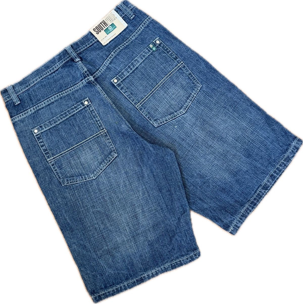 Southpole Green Tab Southpole Spelled Out Jorts Size US 36 / EU 52 - 1 Thumbnail