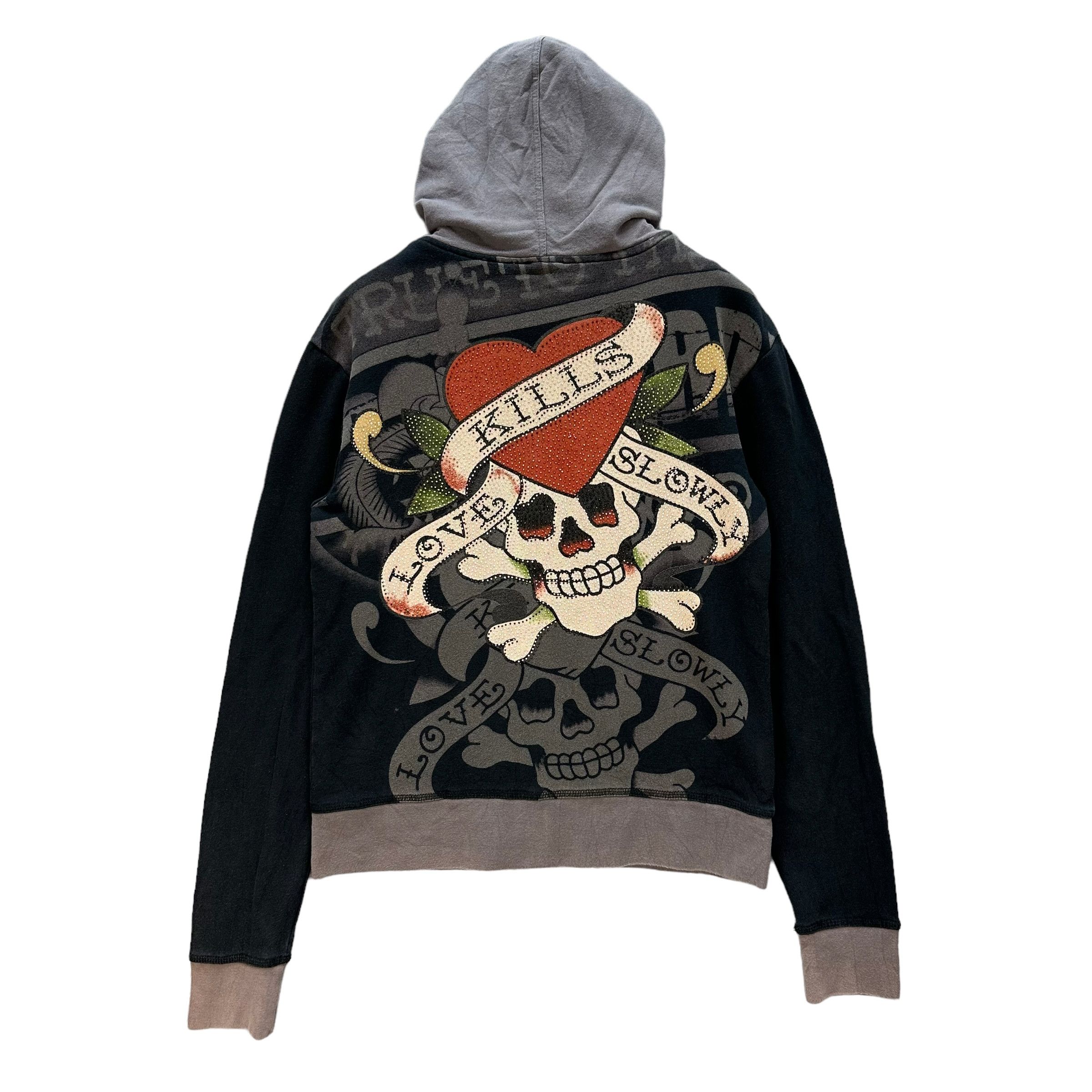 Christian Audigier Ed Hardy by Christian Audigier Fullprint Hoodies #9091-56 Size US S / EU 44-46 / 1 - 1 Thumbnail