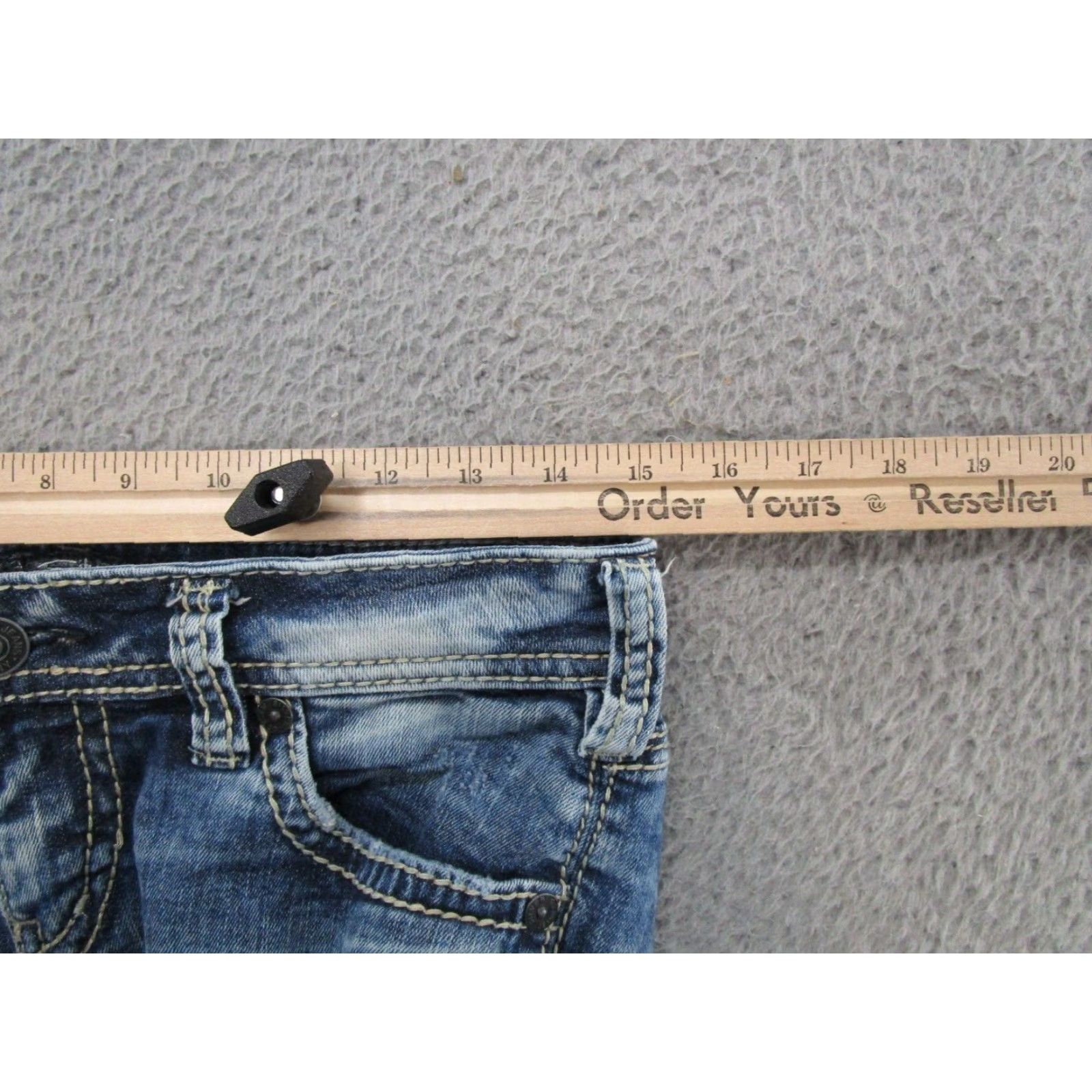 Silver Jeans Co. Silver Jeans Boyfriend Denim Cut Off Jeans 30 Blue Stretch Women Mens Size 30" / US 8 / IT 44 - 7 Thumbnail