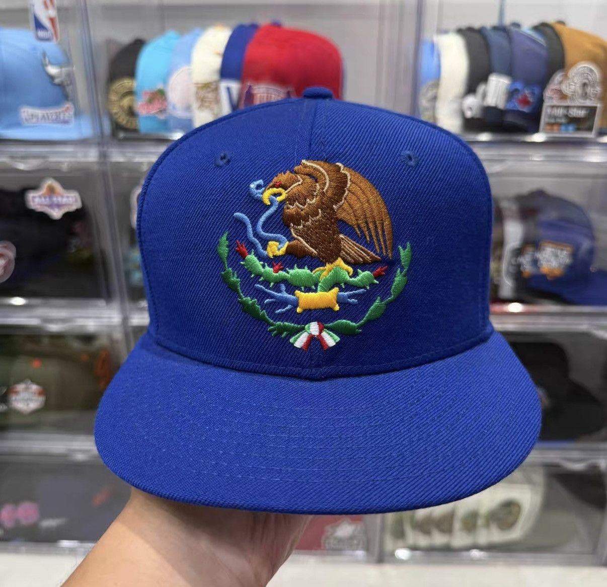 New Era New Era Embroidered Flat Brim Baseball Cap J32 Size ONE SIZE - 1 Thumbnail