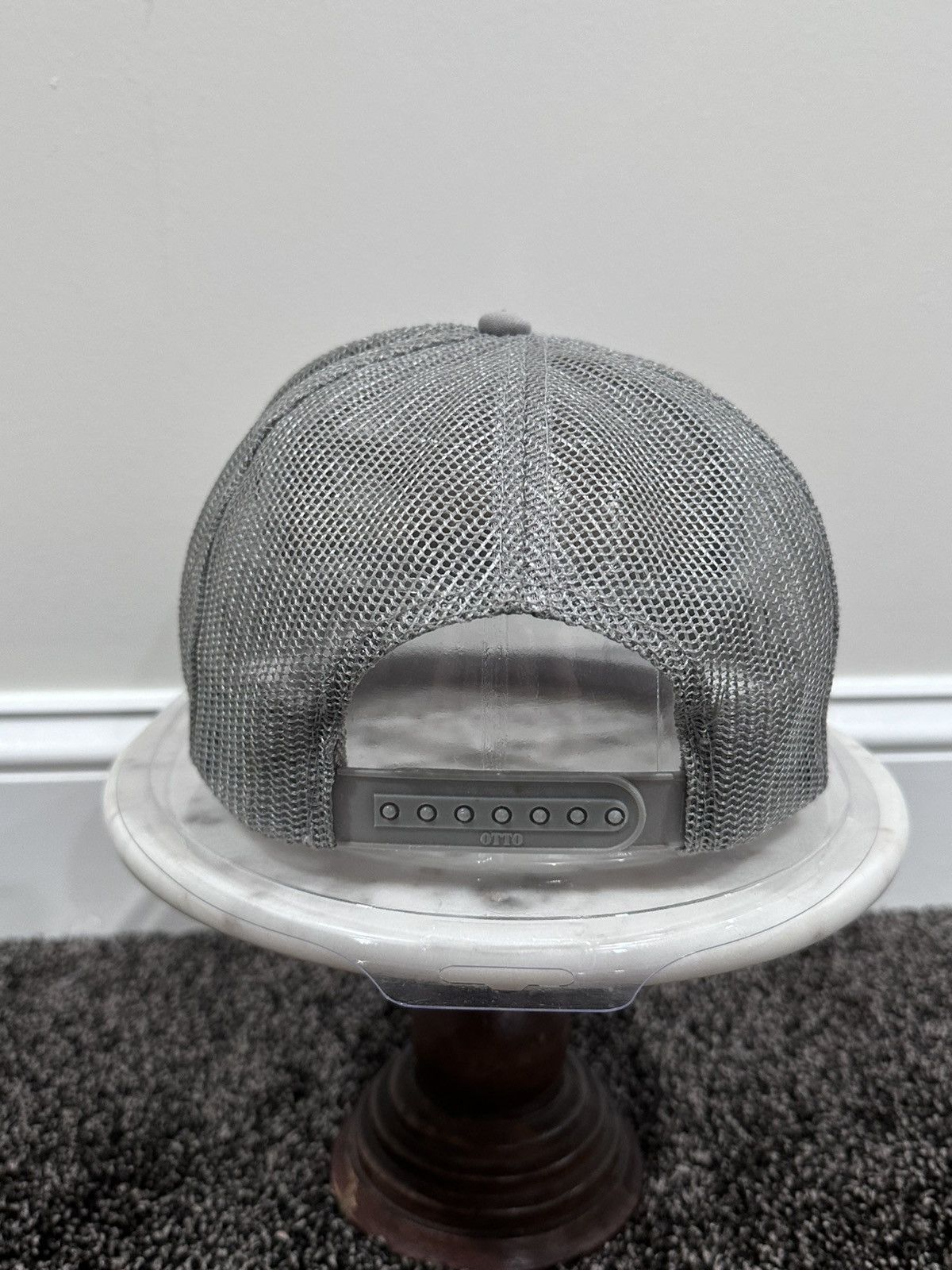Kapital Kapital OG Lucky Battery Bird 777 Lottery Grey Trucker Hat Size ONE SIZE - 3 Thumbnail