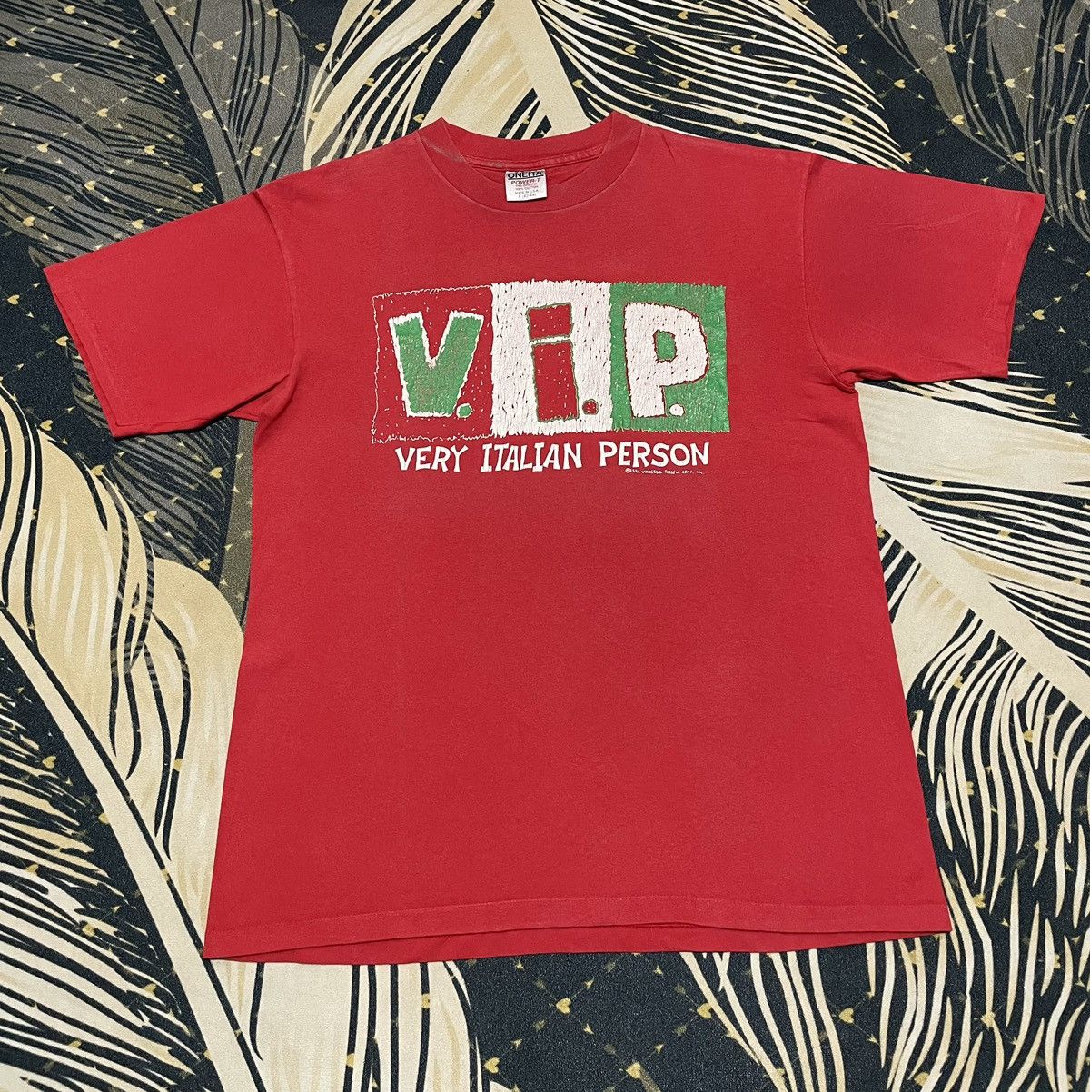 Italia Independent × Vintage Vintage V.I.P Very Italian Person 1992s Universal Screen Art Size US L / EU 52-54 / 3 - 1 Thumbnail