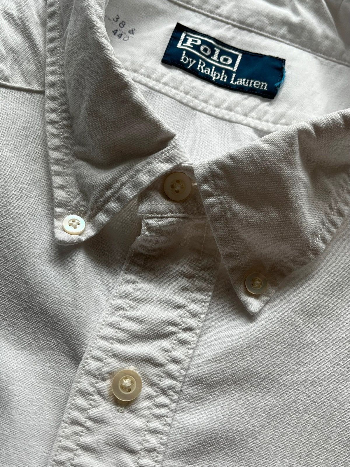 Ralph Lauren Polo Ralph Lauren Sz XXL / 38 Shirt #43 White 2000s Size US XXL / EU 58 / 5 - 4 Thumbnail