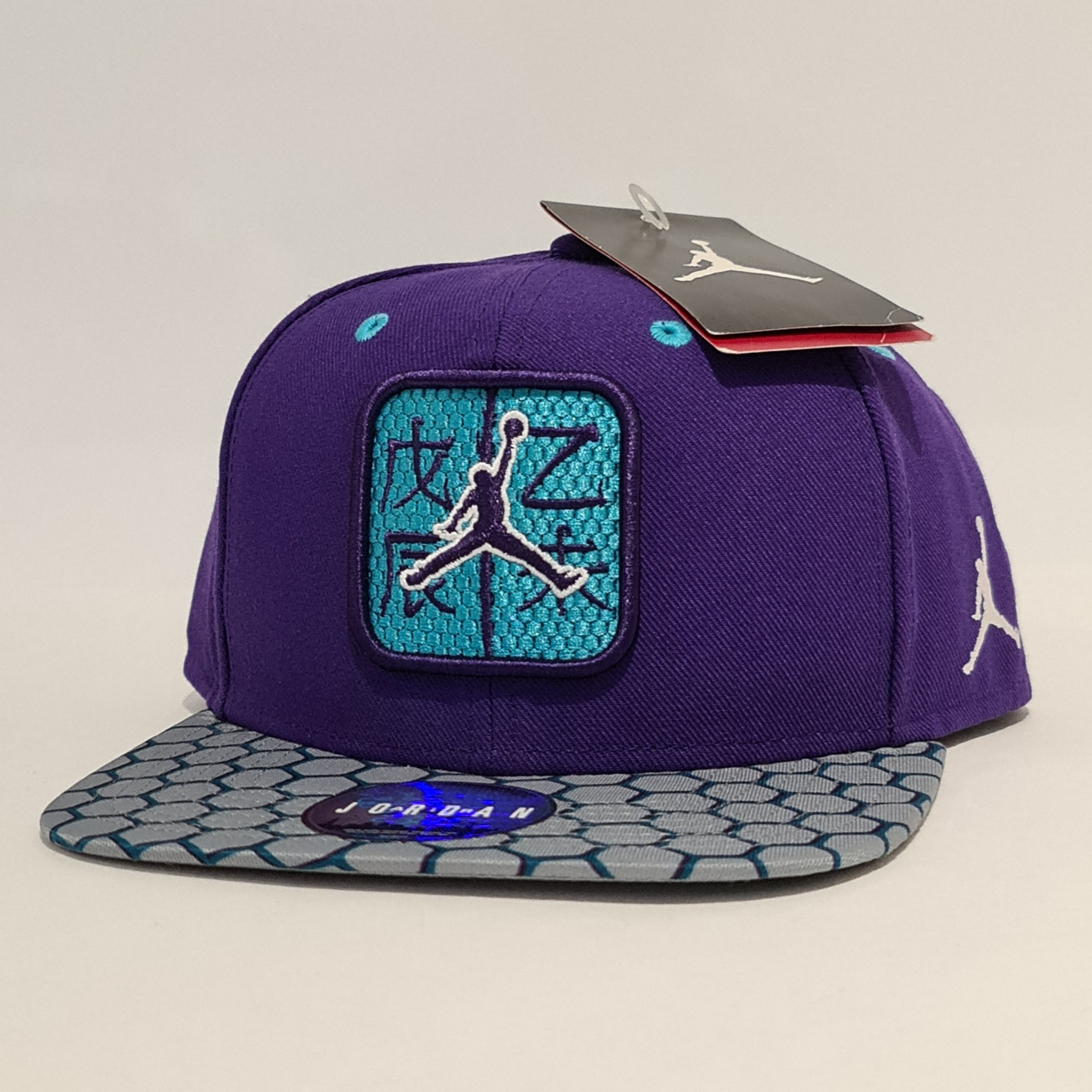 Jordan Brand Jordan Cap Snapback 'CNY Hornets' Purple/Grey Size ONE SIZE - 1 Thumbnail
