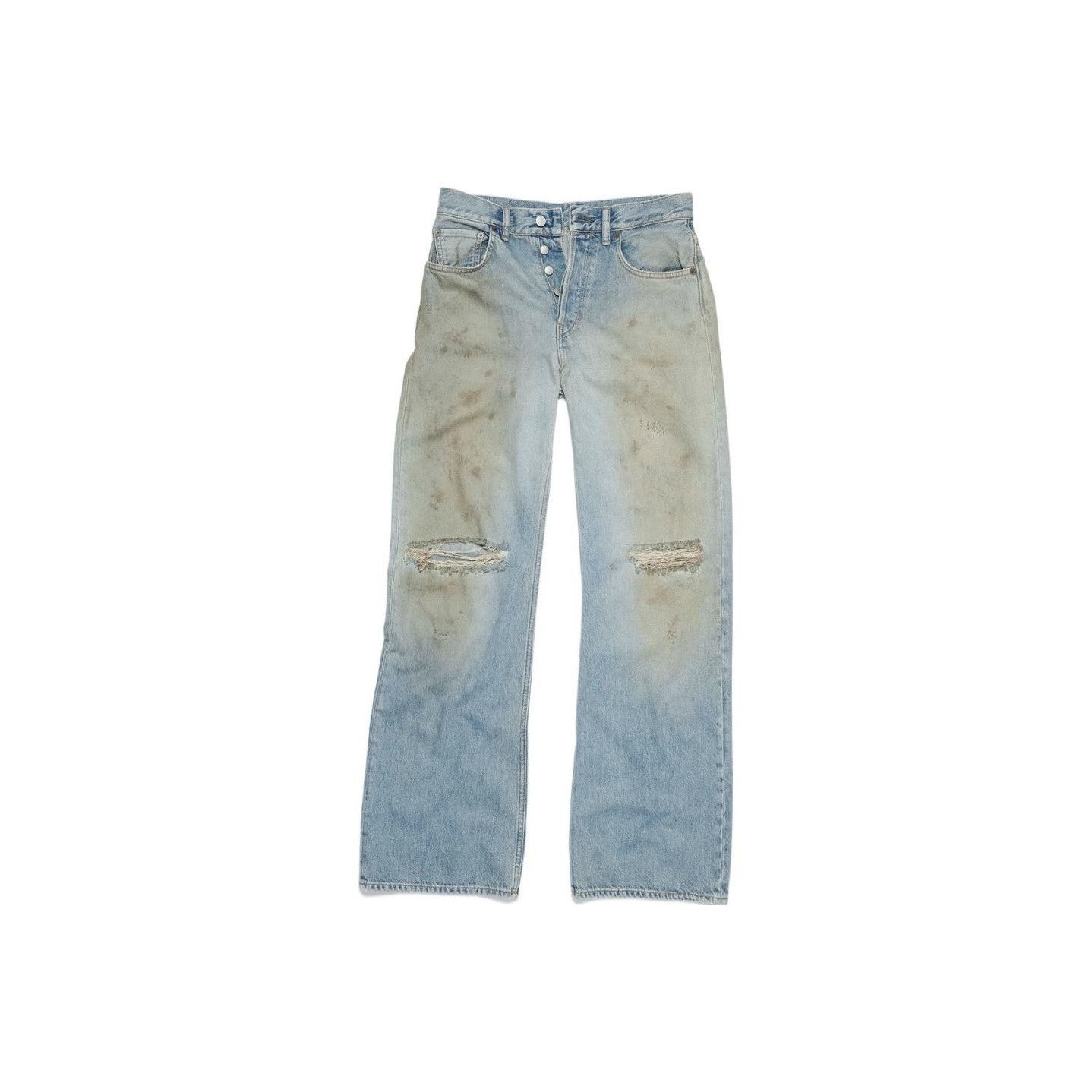 Acne Studios Acne Studios Distressed Penicillin Jeans Size 26 Size 26" / US 2 / IT 38 - 1 Thumbnail