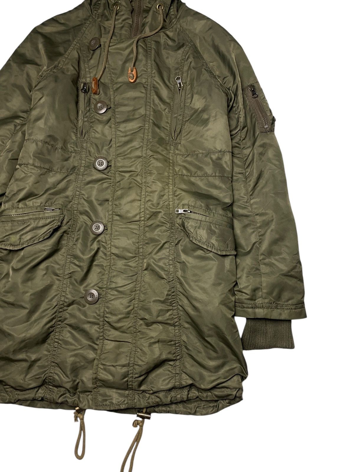 GOA 2000's G.O.A Hooded Military Jacket Size US M / EU 48-50 / 2 - 10 Thumbnail
