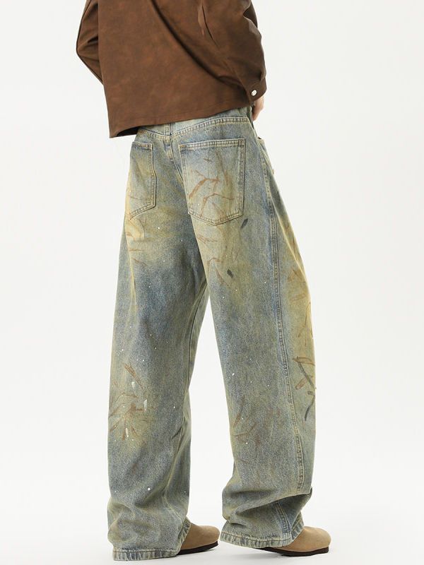 Vintage Men's vintage American retro washed distressed jeans Size US 32 / EU 48 - 4 Thumbnail