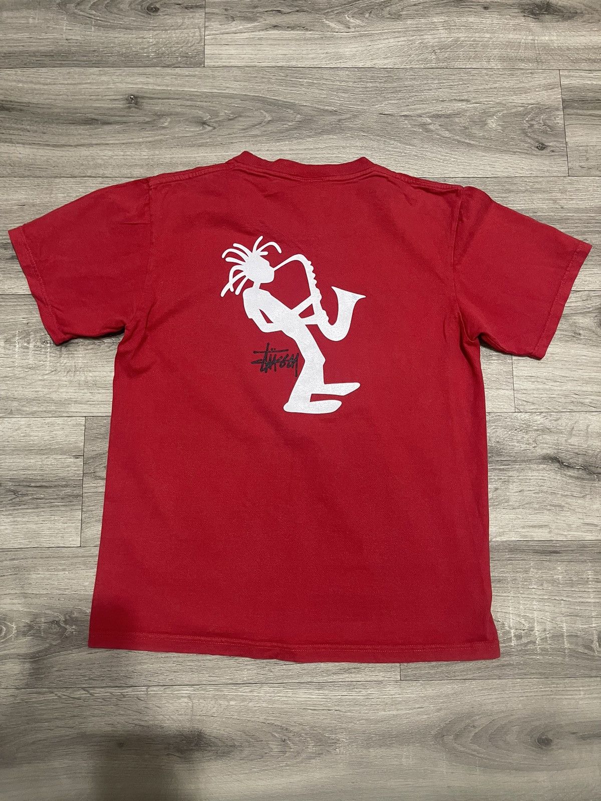 90's old stussy Design Tee 