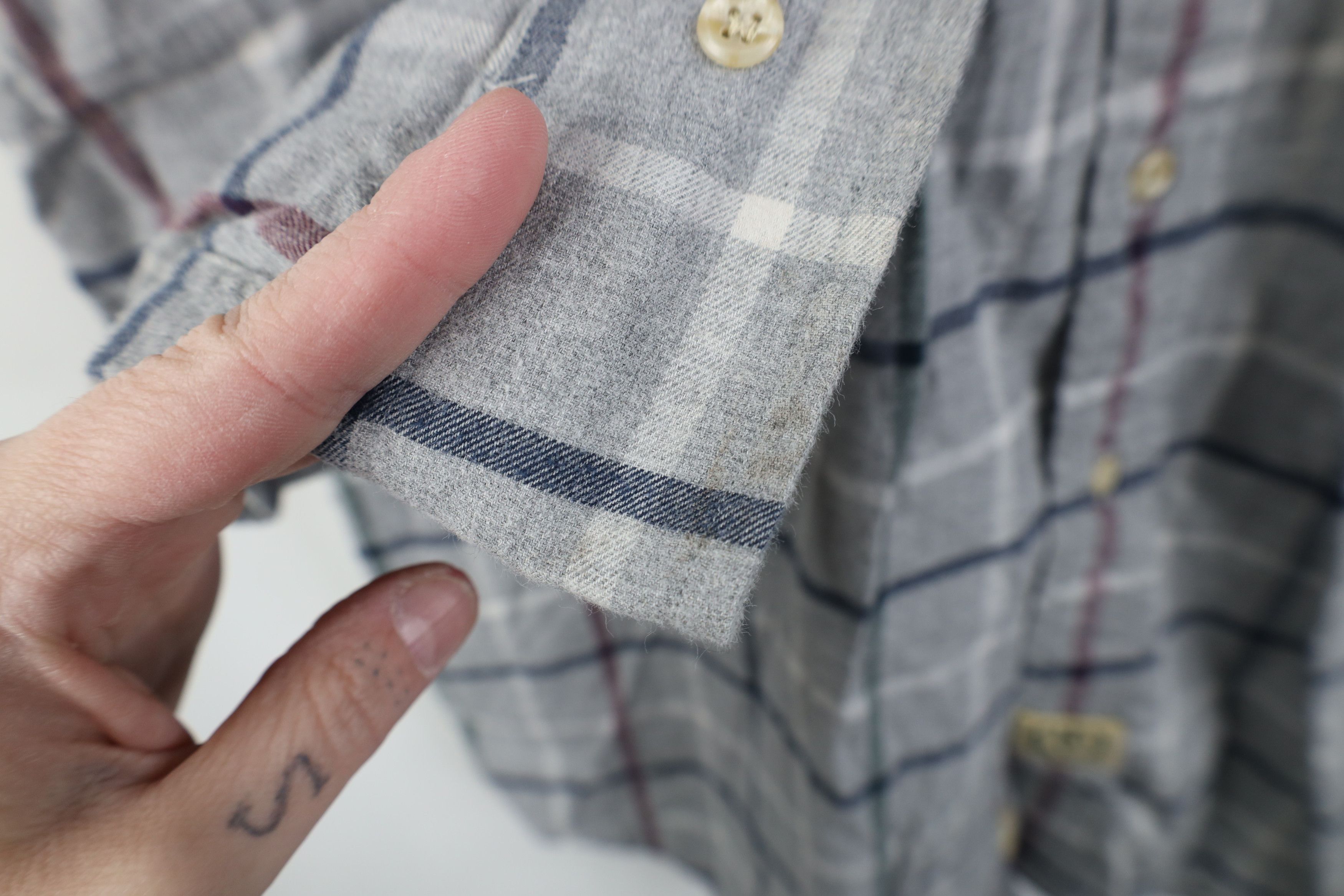 Vintage Vintage 90s Streetwear Collared Button Down Shirt Plaid Size US XXL / EU 58 / 5 - 10 Thumbnail
