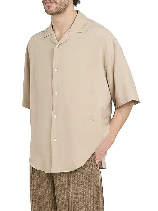 AMI os11x0226 Camp Shirt In Ivory Size US S / EU 44-46 / 1 - 4 Thumbnail