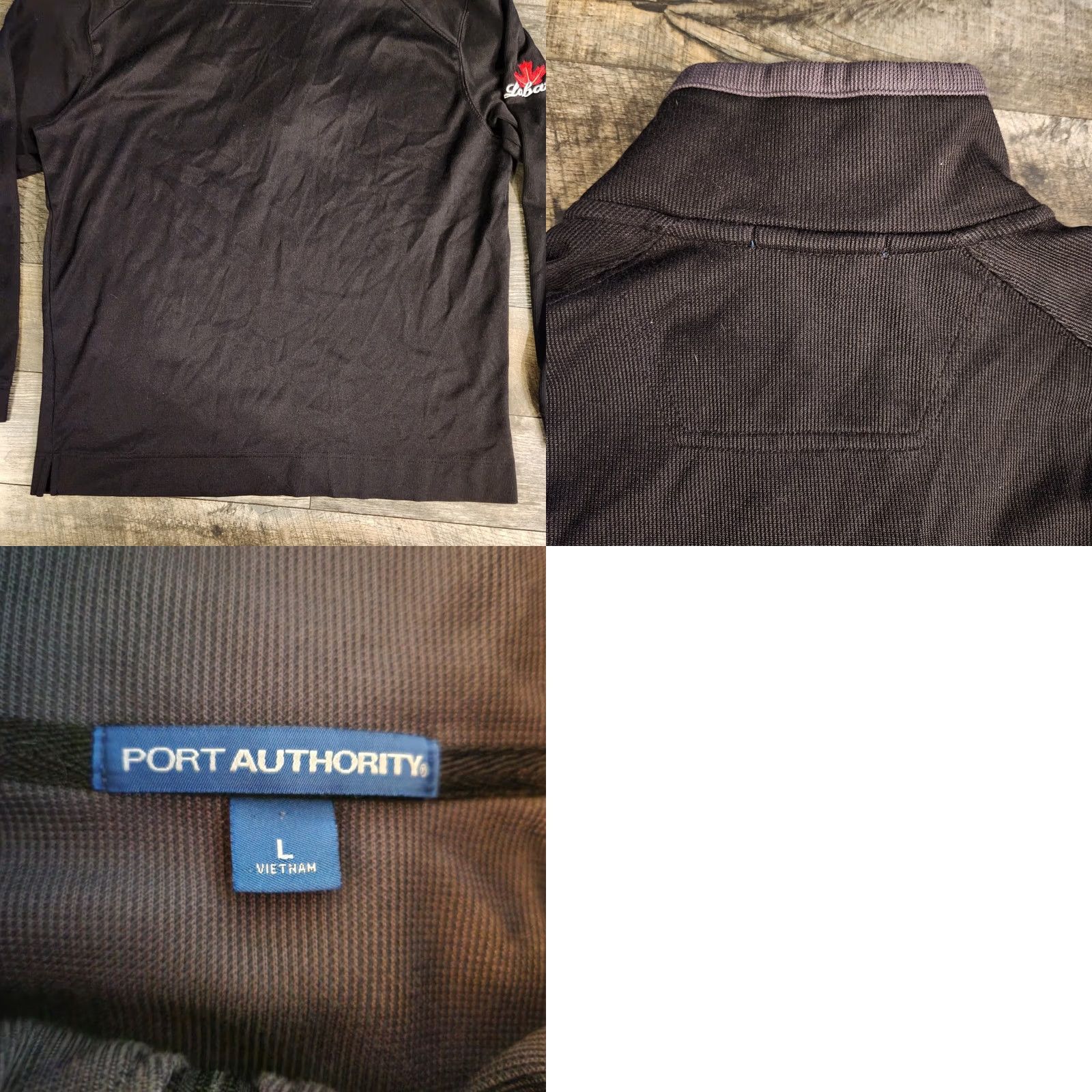 Port Authority Barstool Sports Barstool Sports Big Deal Brewing Co 1/4 Zip Pullover Black Labat Men's Large 1/4 Zip Pullover Mens Large Black Barstool Sports Gift? Size US L / EU 52-54 / 3 - 8 Thumbnail