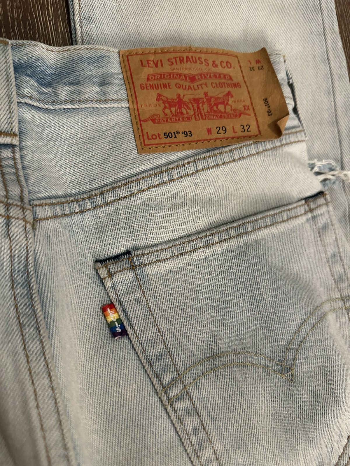 Levi's Levi’s 501 Premium knee ripped jeans 29/32 Size US 29 - 4 Thumbnail