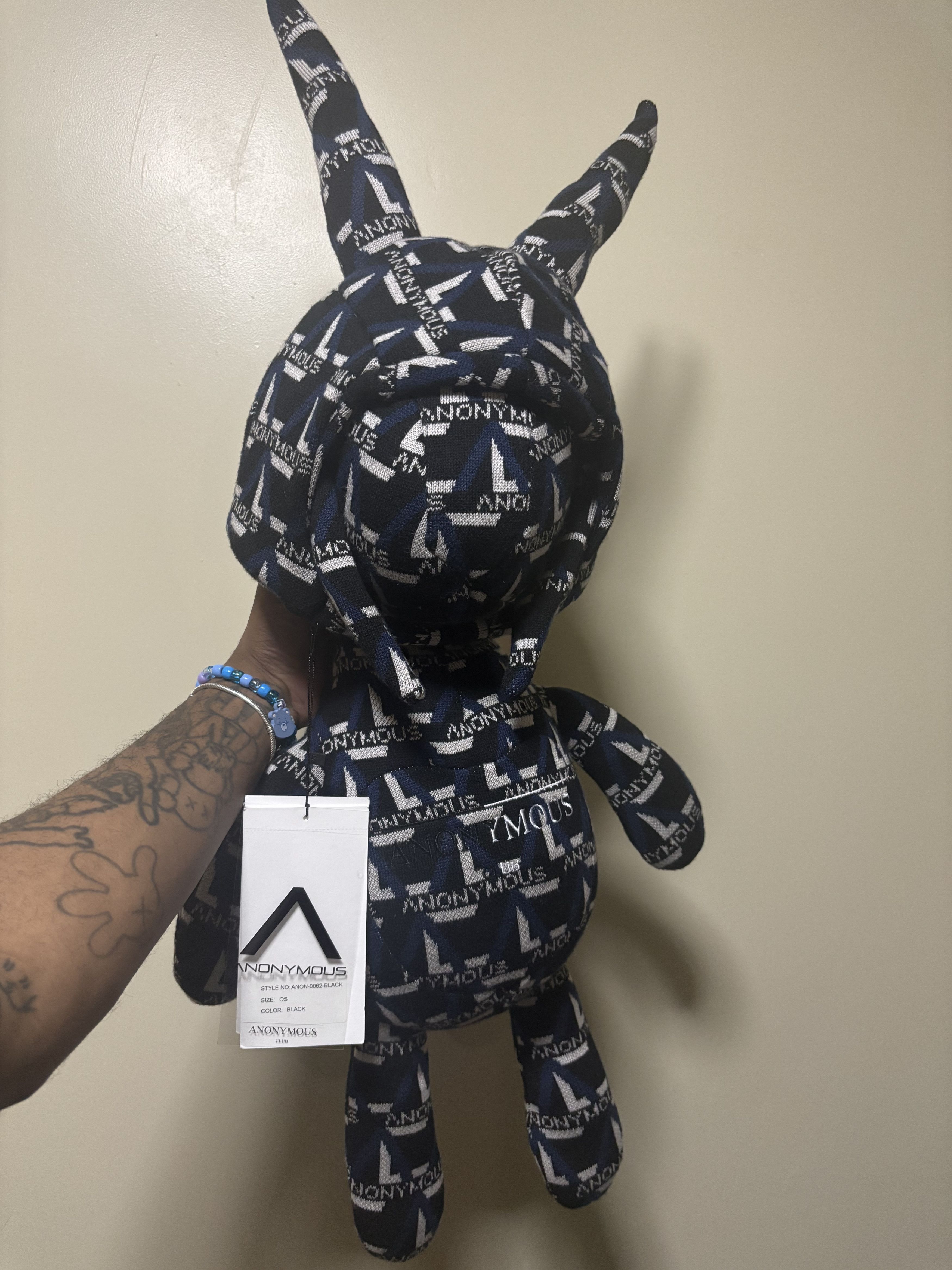 Anonymous Club Anonymous Club Monogram knitLambchop Plushy Size ONE SIZE - 6 Thumbnail