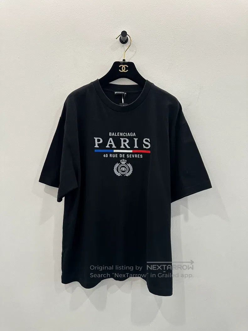 Balenciaga Balenciaga Colorful Letter Logo Black Short Sleeve Size US M / EU 48-50 / 2 - 1 Thumbnail