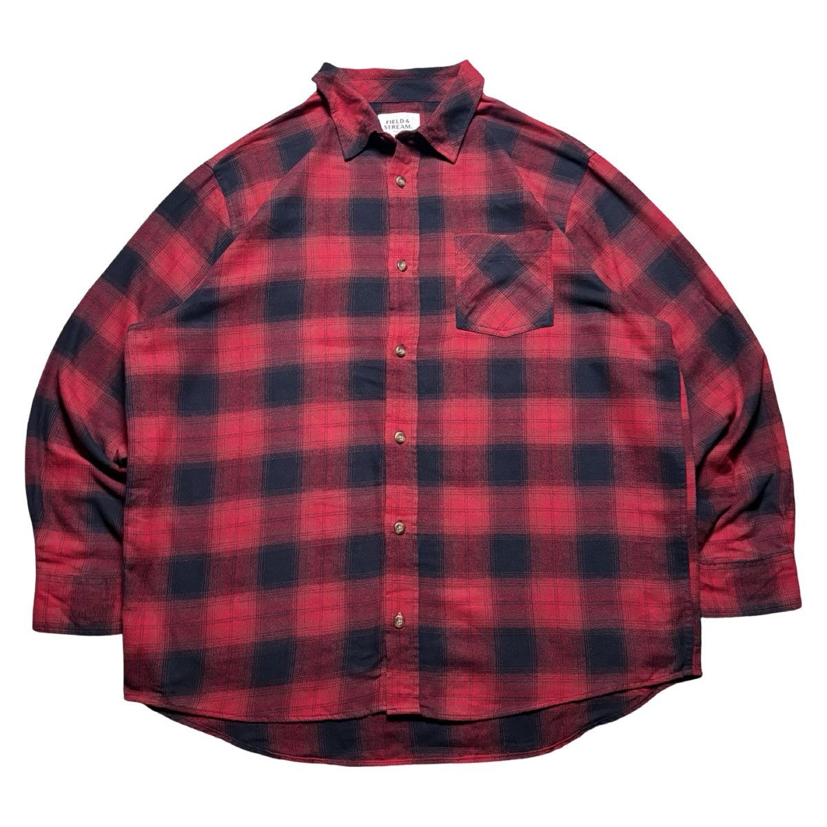 Other Field Stream Shirt Mens 2XL Red Buffalo Plaid Button Flannel Size US XXL / EU 58 / 5 - 1 Thumbnail