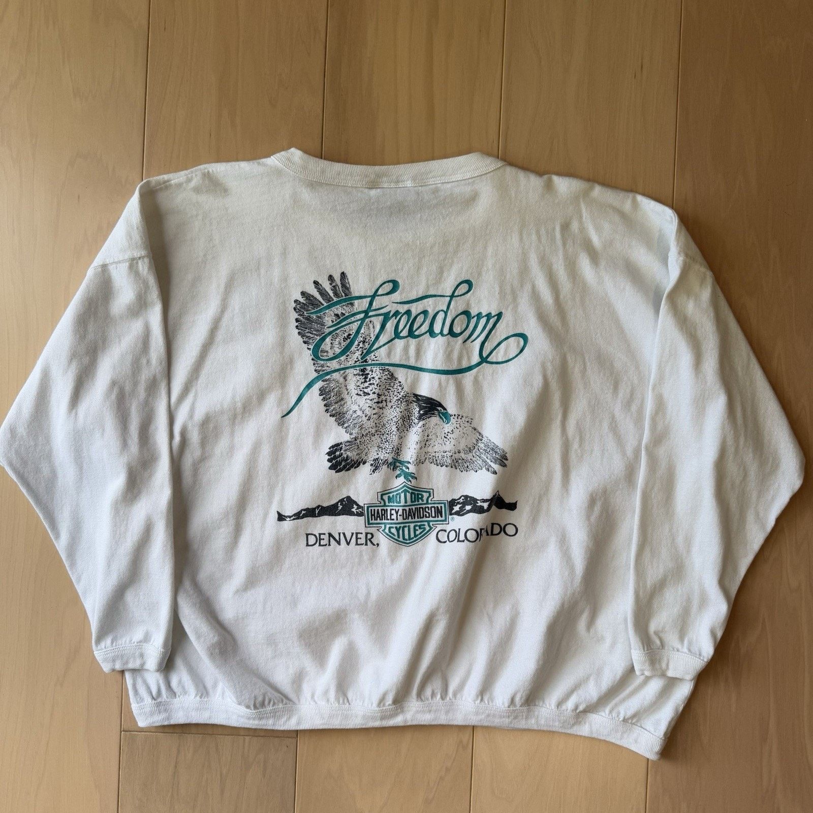 Harley Davidson Vintage Harley Davidson Shirt L/XL White Long Sleeve 90s Size US L / EU 52-54 / 3 - 7 Thumbnail
