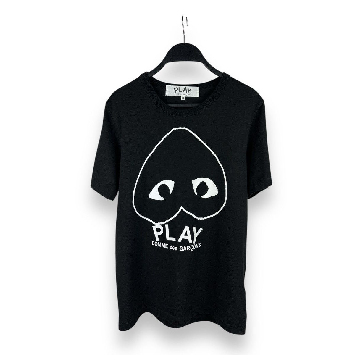 Comme des Garcons PLAY Play Comme des Garçons Upside Down Heart Black T-Shirt Size US S / EU 44-46 / 1 - 1 Thumbnail