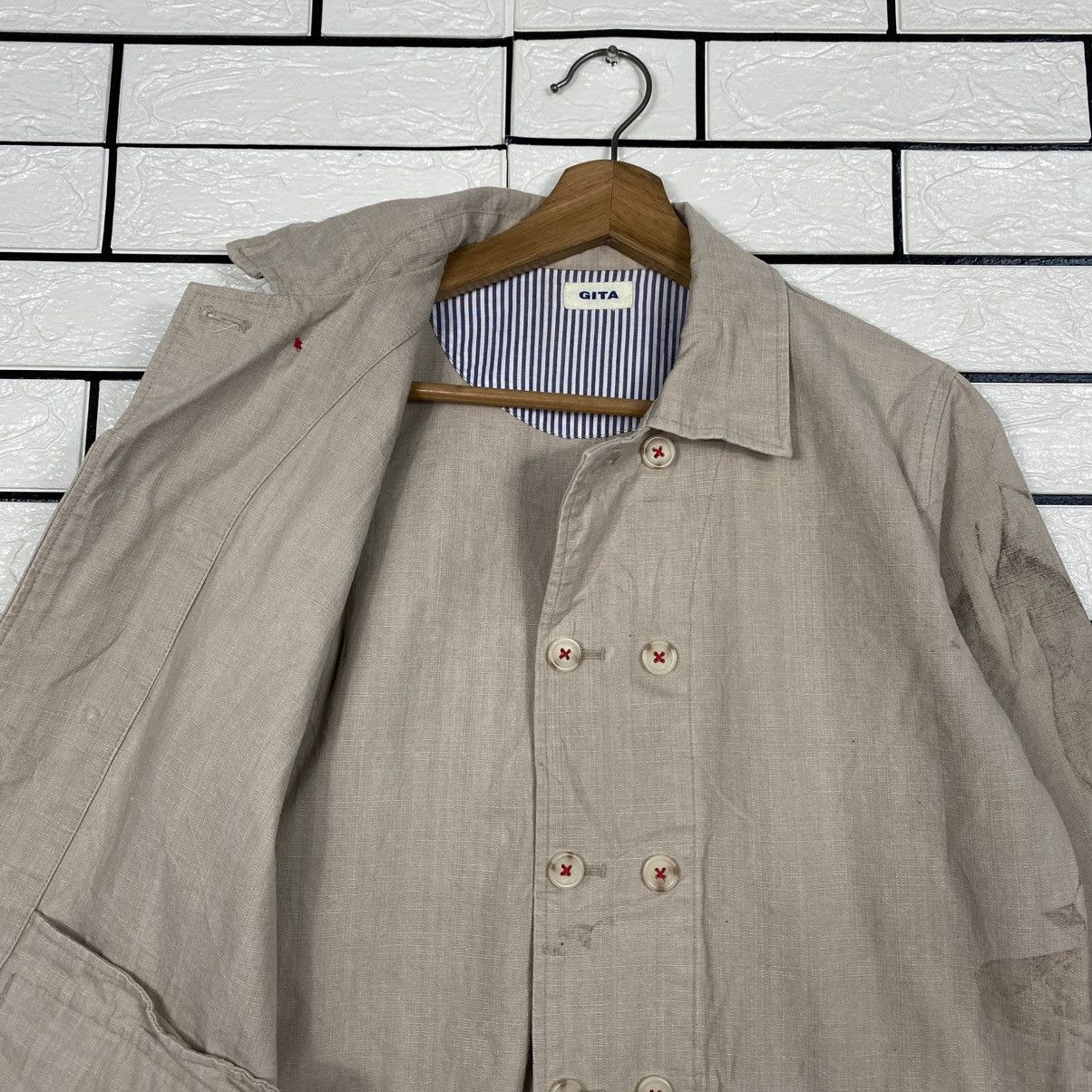 Issey Miyake 📌Vintage Chore Work Jacket Gita Duck Canvas Size US M / EU 48-50 / 2 - 13 Thumbnail