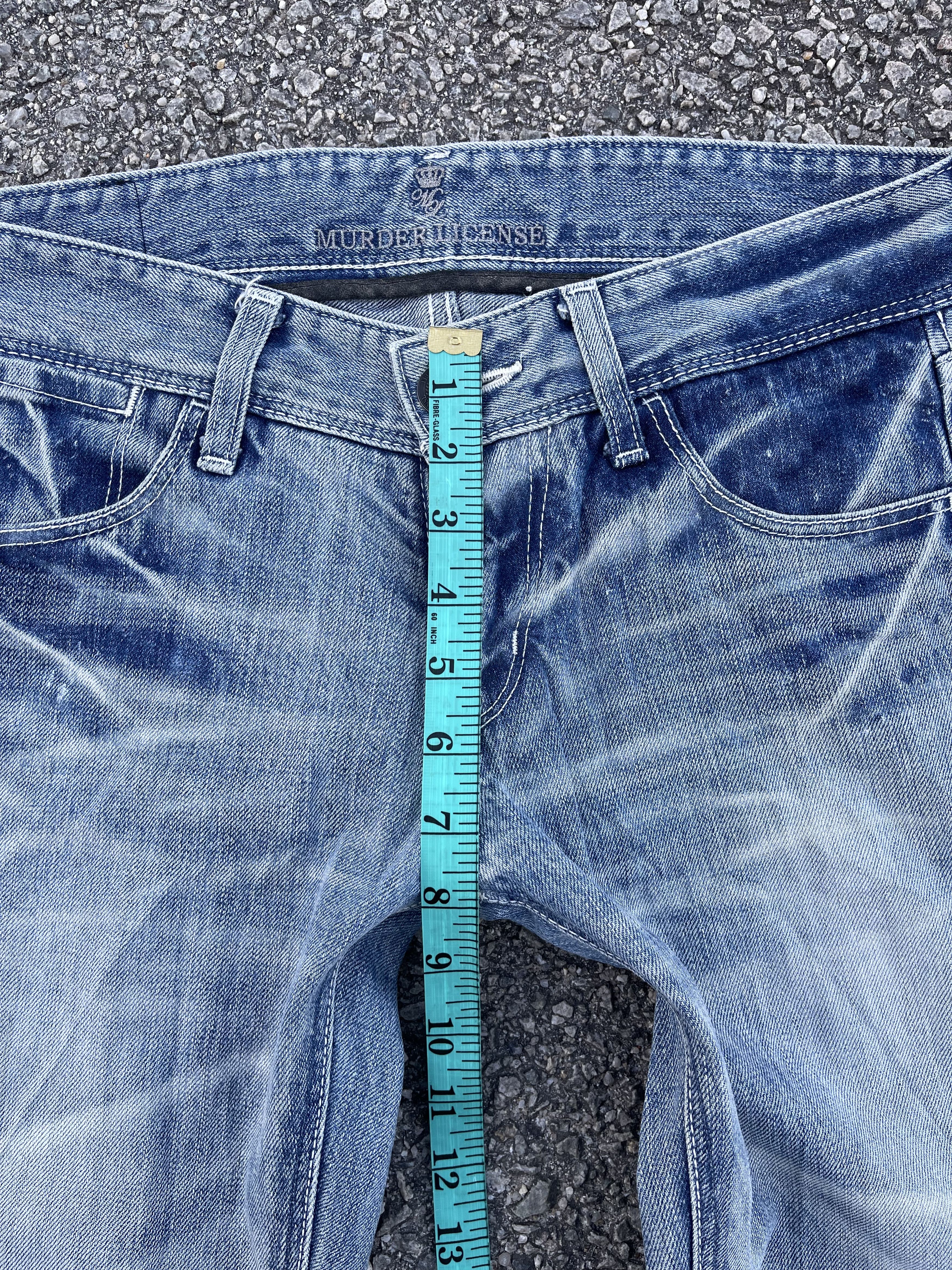 Le Grande Bleu (L.G.B.) Murder License Flare Low Rise Jeans Blue faded of the day Size US 32 / EU 48 - 9 Thumbnail