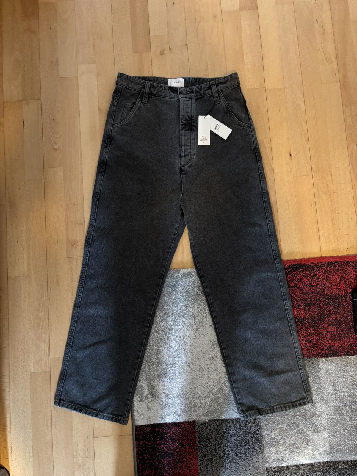 AMI AMI Paris Alex Fit Wide Leg Jeans Size US 31 - 1 Thumbnail