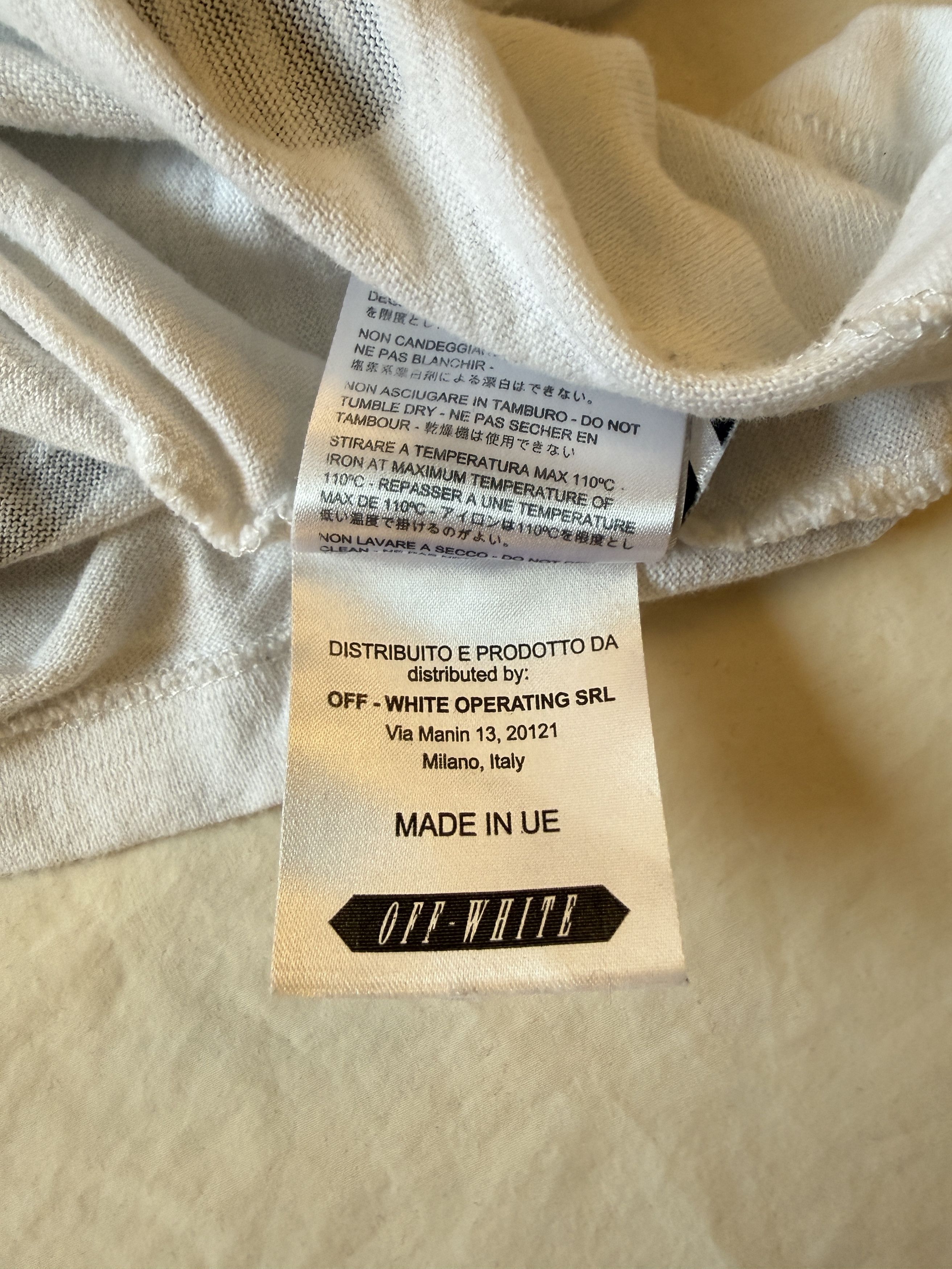 Off-White Off-White "Blue Collar" tee - Men's S Size US S / EU 44-46 / 1 - 9 Thumbnail