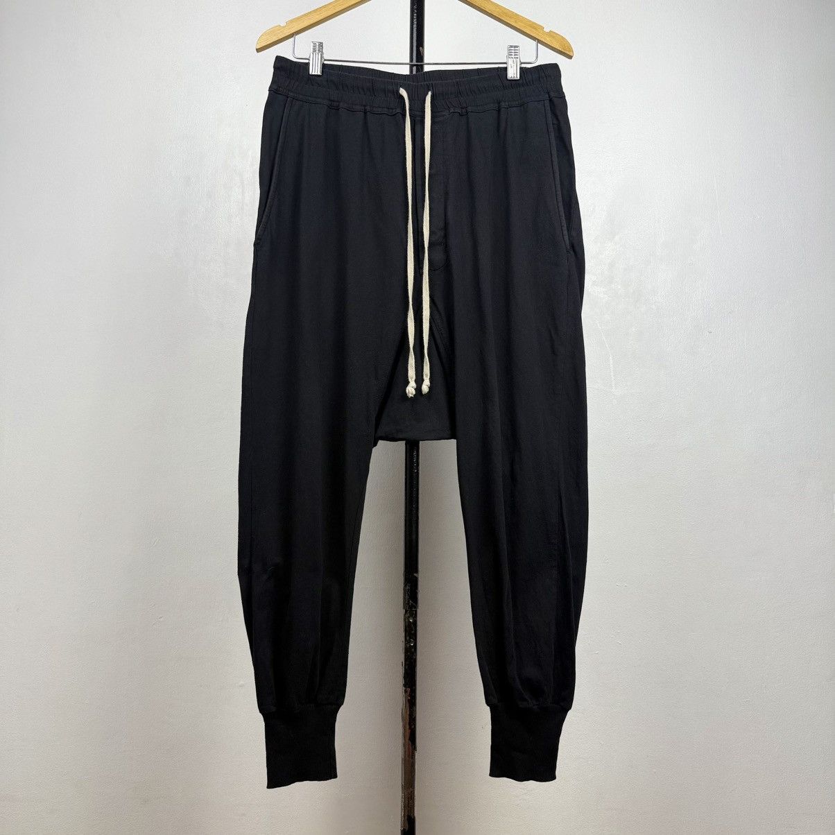 【RICK OWENS】PRISONER DRAWSTRING Size S DRKSHDW Rick Owens Prisoner Cotton Regular Fit Drawstring