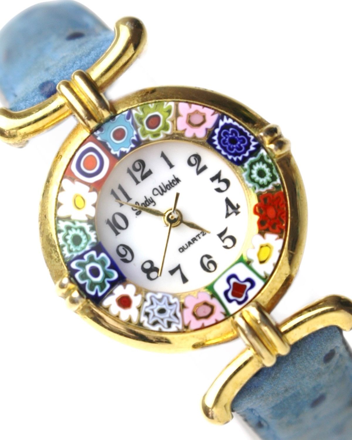 Vintage 1990S VENETIAN MURANO GLASS ITALY BEZEL LADIES WATCH Size ONE SIZE - 2 Thumbnail
