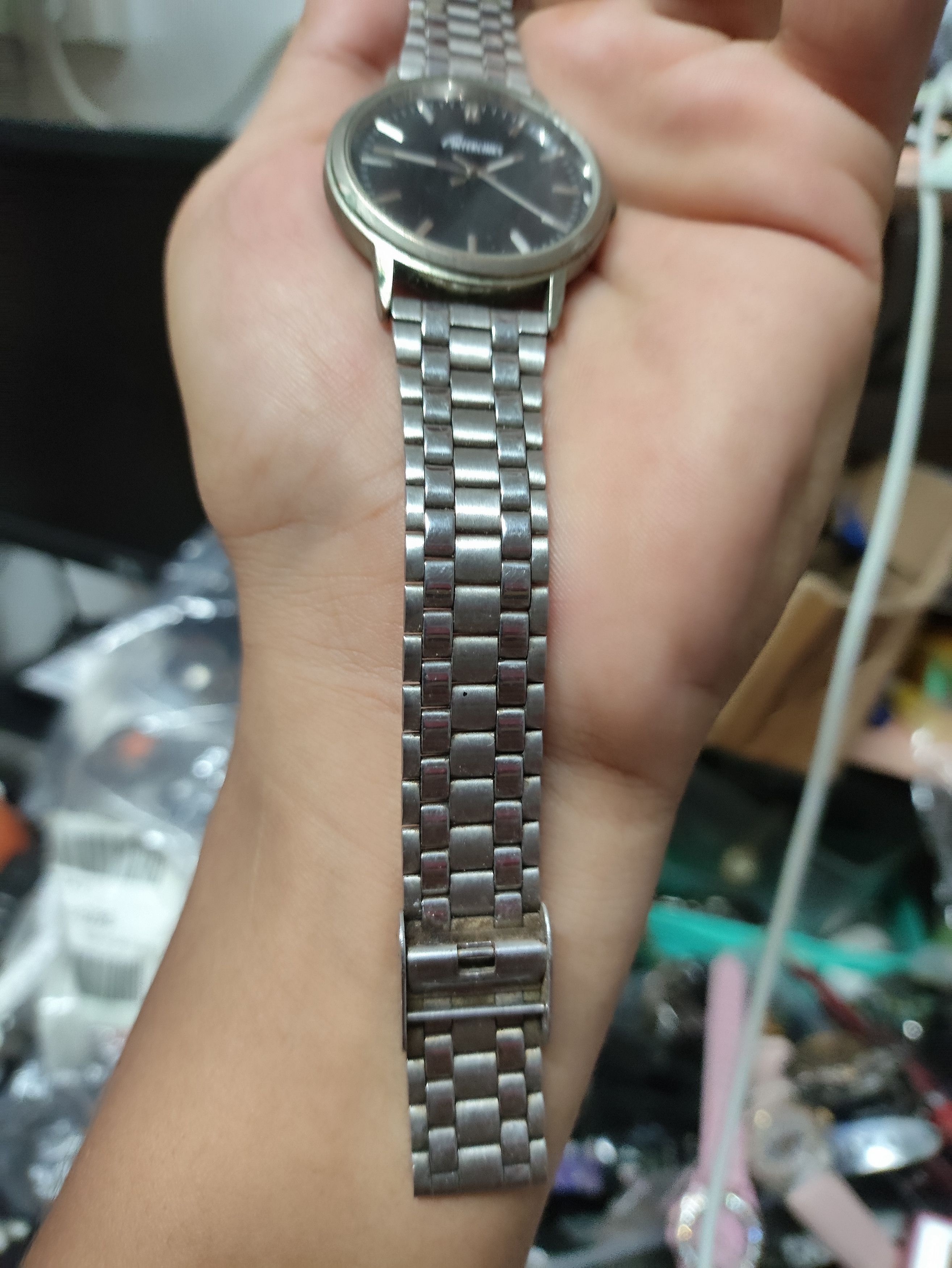 Vintage Vintage "Interlink" Watch JAPAN MOVEMENT Size ONE SIZE - 7 Thumbnail